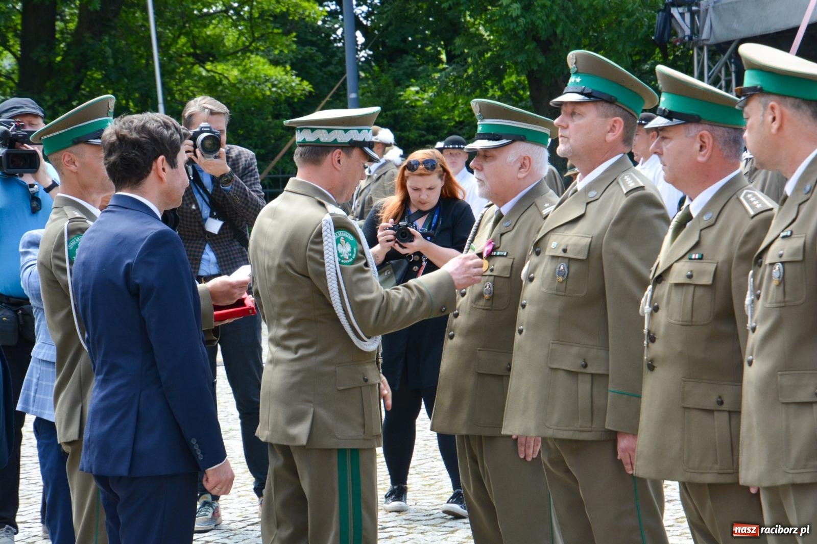 Zdjęcie w galerii na portalu naszraciborz.pl: Śląska Straż Graniczna świętowała na raciborskim zamku [FOTO i WIDEO] wiadomości z regionu