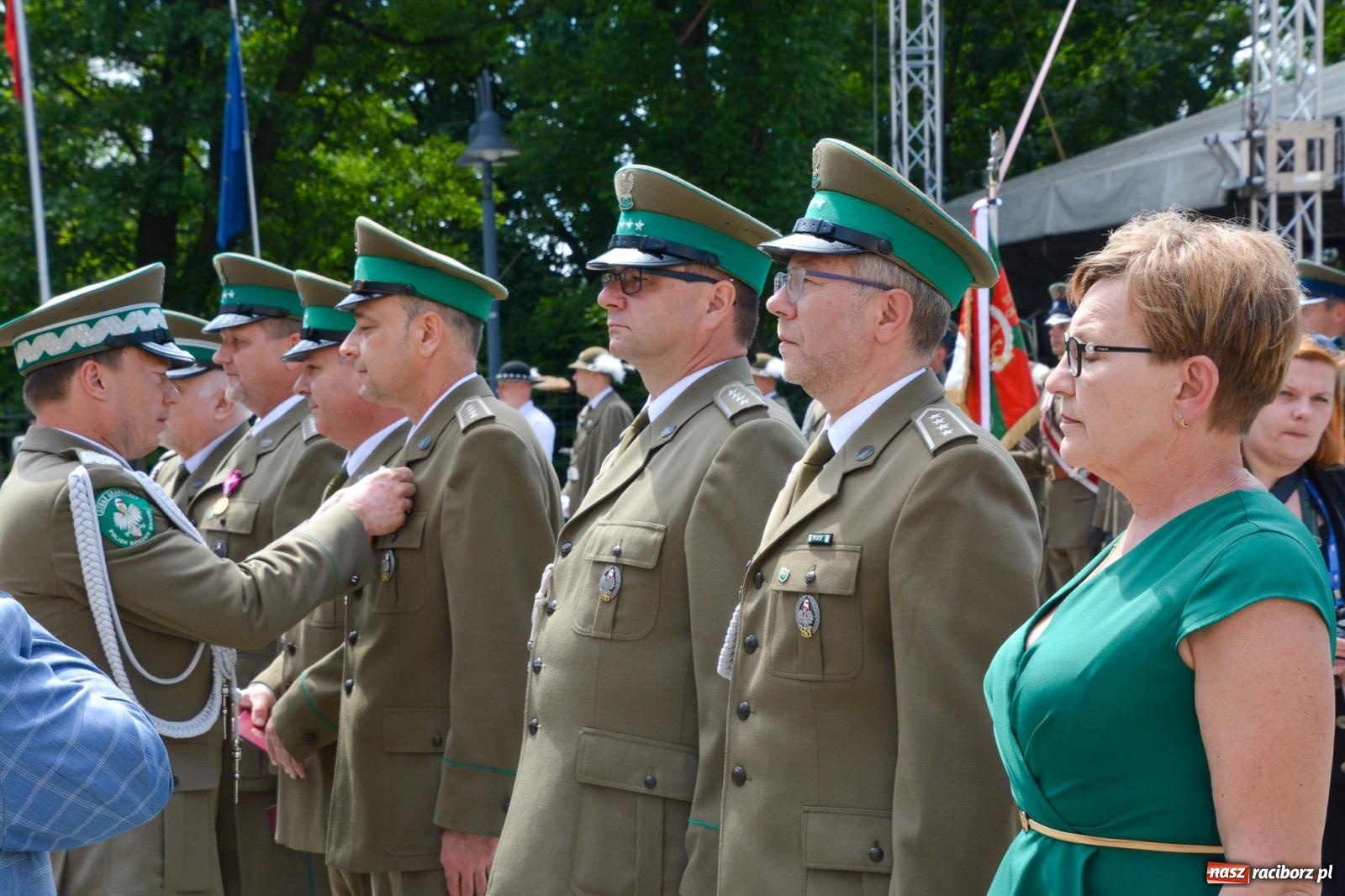 Zdjęcie w galerii na portalu naszraciborz.pl: Śląska Straż Graniczna świętowała na raciborskim zamku [FOTO i WIDEO] wiadomości z regionu