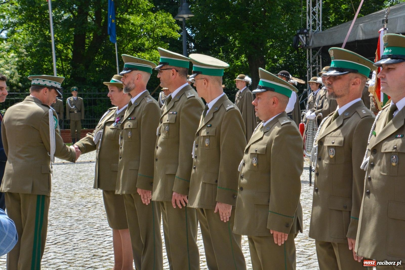 Zdjęcie w galerii na portalu naszraciborz.pl: Śląska Straż Graniczna świętowała na raciborskim zamku [FOTO i WIDEO] wiadomości z regionu
