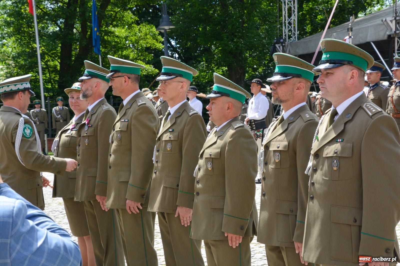 Zdjęcie w galerii na portalu naszraciborz.pl: Śląska Straż Graniczna świętowała na raciborskim zamku [FOTO i WIDEO] wiadomości z regionu
