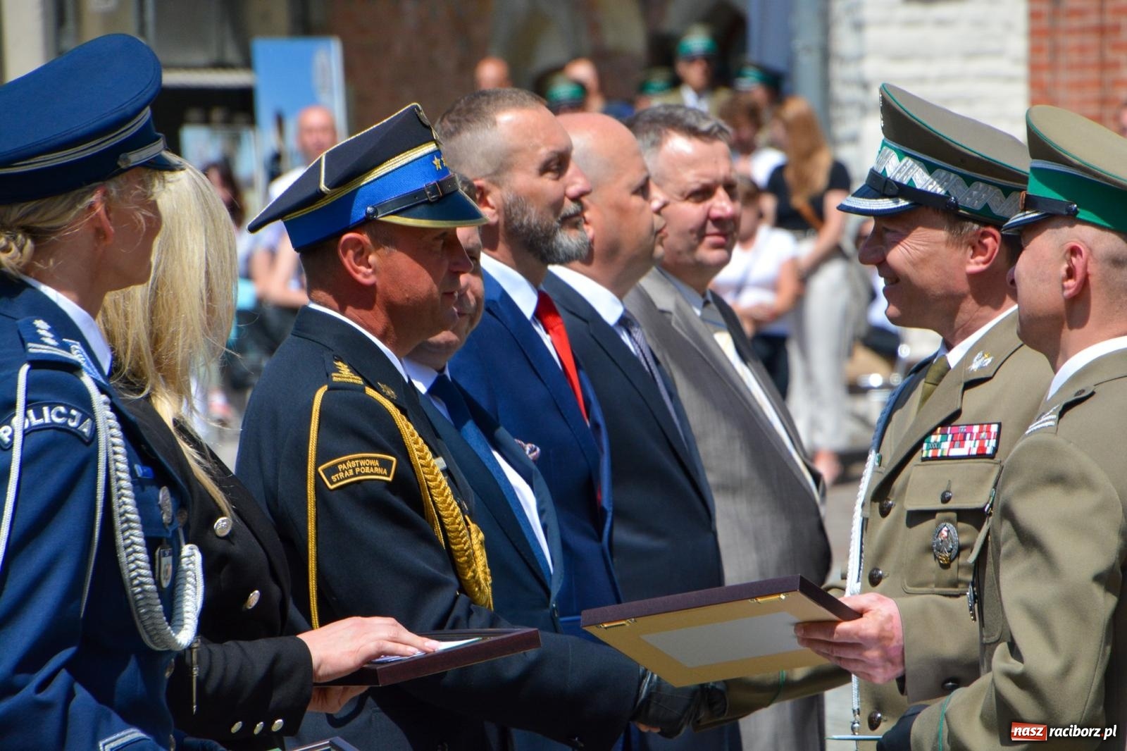Zdjęcie w galerii na portalu naszraciborz.pl: Śląska Straż Graniczna świętowała na raciborskim zamku [FOTO i WIDEO] wiadomości z regionu