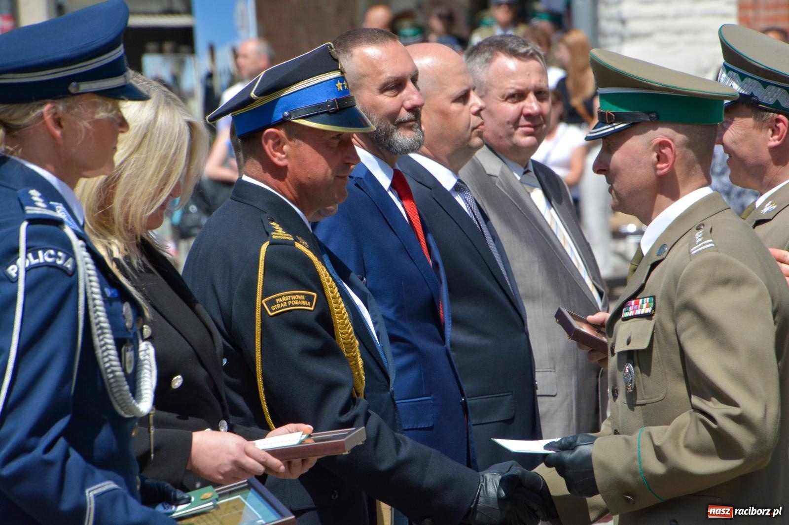 Zdjęcie w galerii na portalu naszraciborz.pl: Śląska Straż Graniczna świętowała na raciborskim zamku [FOTO i WIDEO] wiadomości z regionu