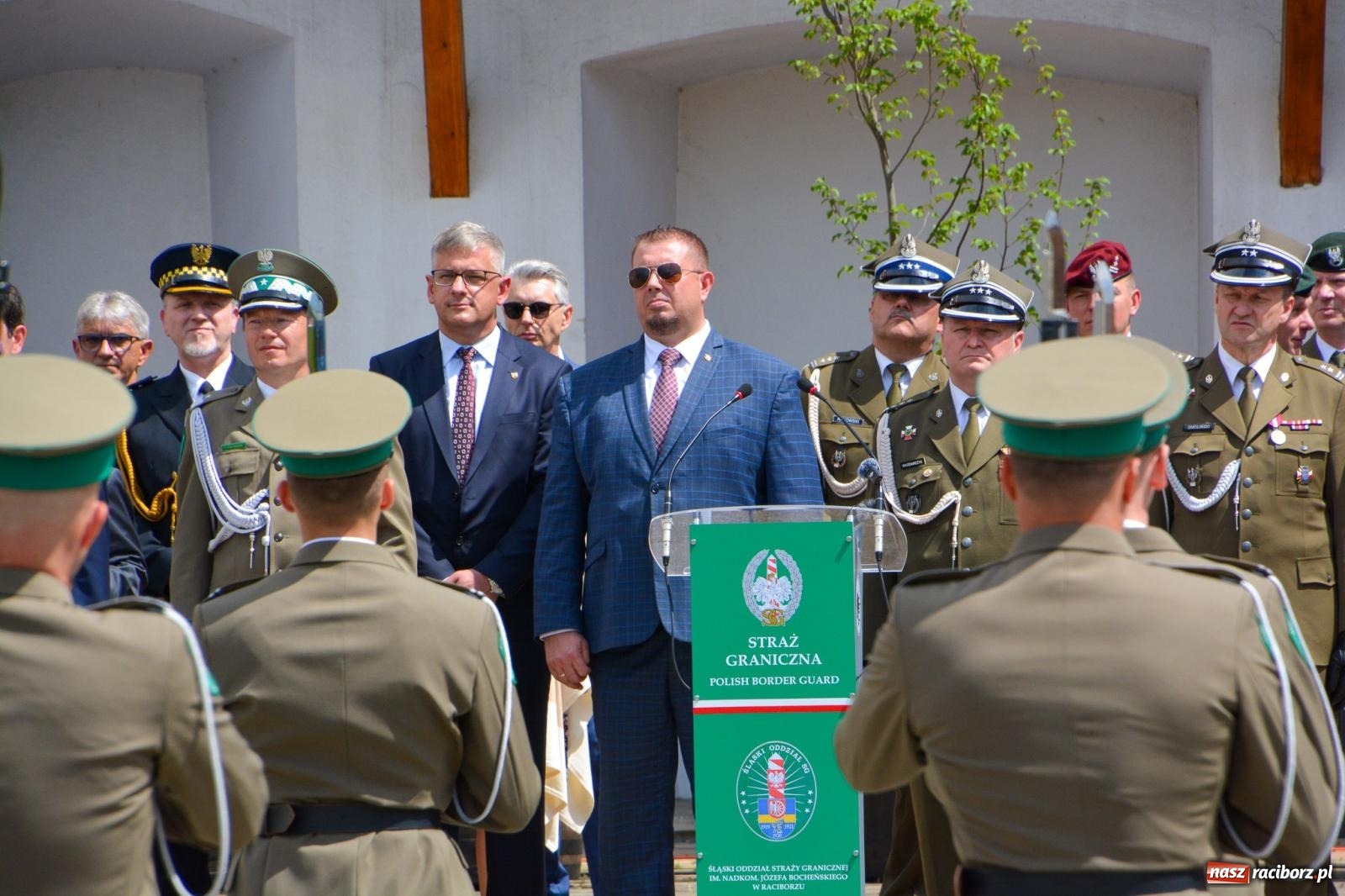 Zdjęcie w galerii na portalu naszraciborz.pl: Śląska Straż Graniczna świętowała na raciborskim zamku [FOTO i WIDEO] wiadomości z regionu