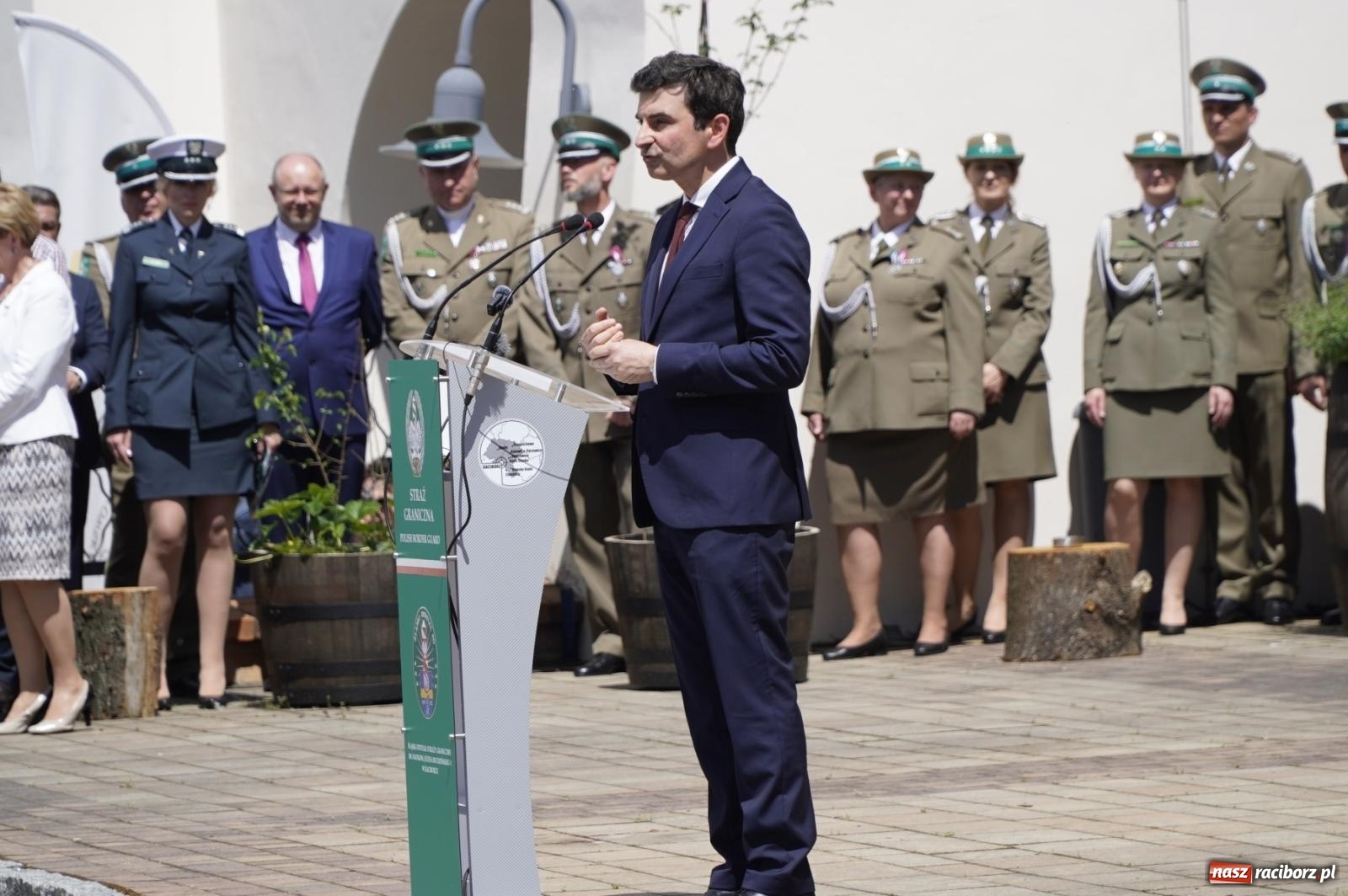 Zdjęcie w galerii na portalu naszraciborz.pl: Śląska Straż Graniczna świętowała na raciborskim zamku [FOTO i WIDEO] wiadomości z regionu