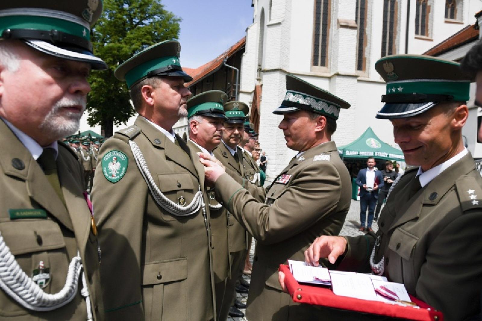 Zdjęcie w galerii na portalu naszraciborz.pl: Obchody 33. rocznicy powstania Straży Granicznej w ŚlOSG na bis! wiadomości z regionu