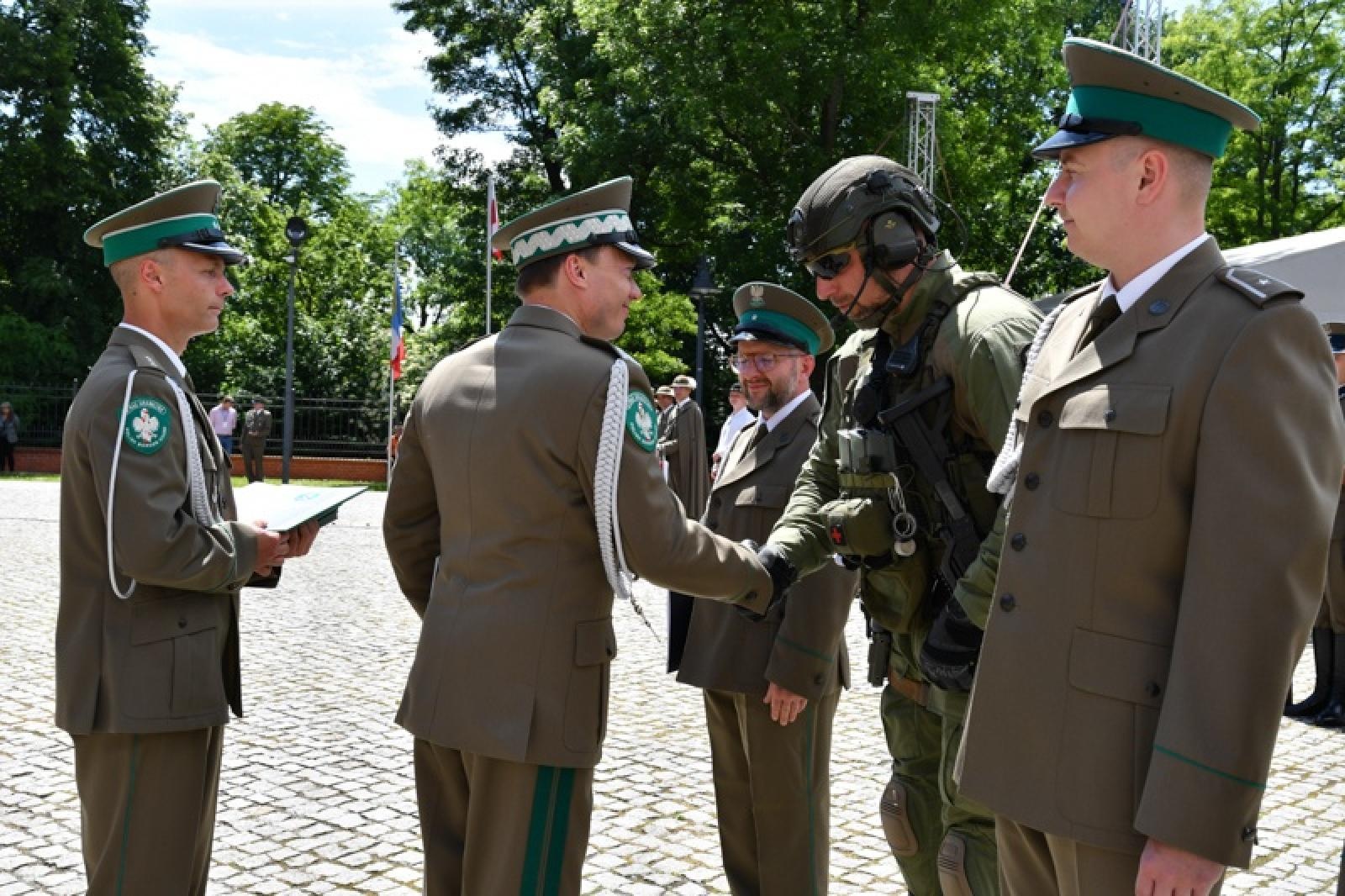 Zdjęcie w galerii na portalu naszraciborz.pl: Obchody 33. rocznicy powstania Straży Granicznej w ŚlOSG na bis! wiadomości z regionu