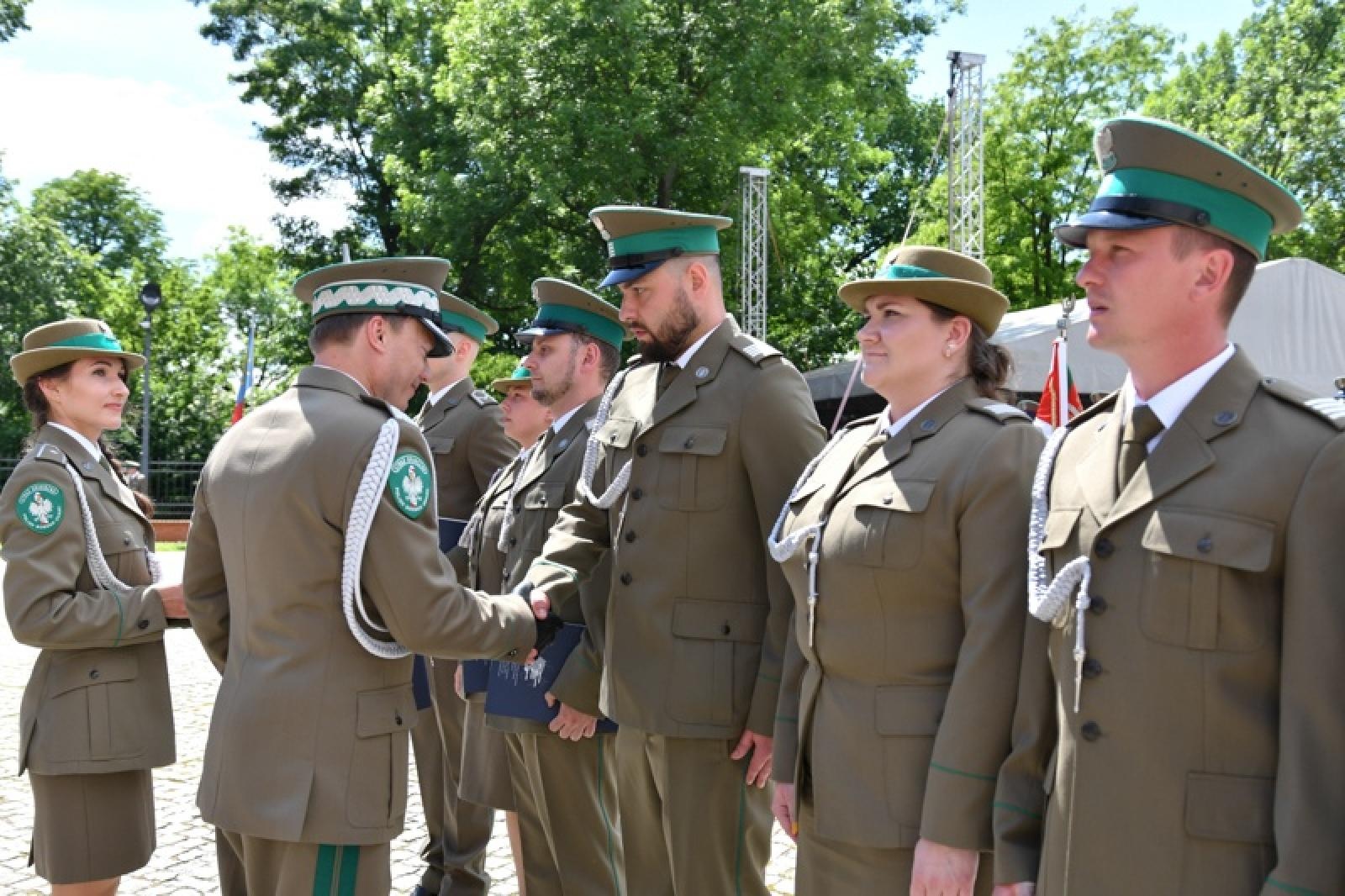 Zdjęcie w galerii na portalu naszraciborz.pl: Obchody 33. rocznicy powstania Straży Granicznej w ŚlOSG na bis! wiadomości z regionu