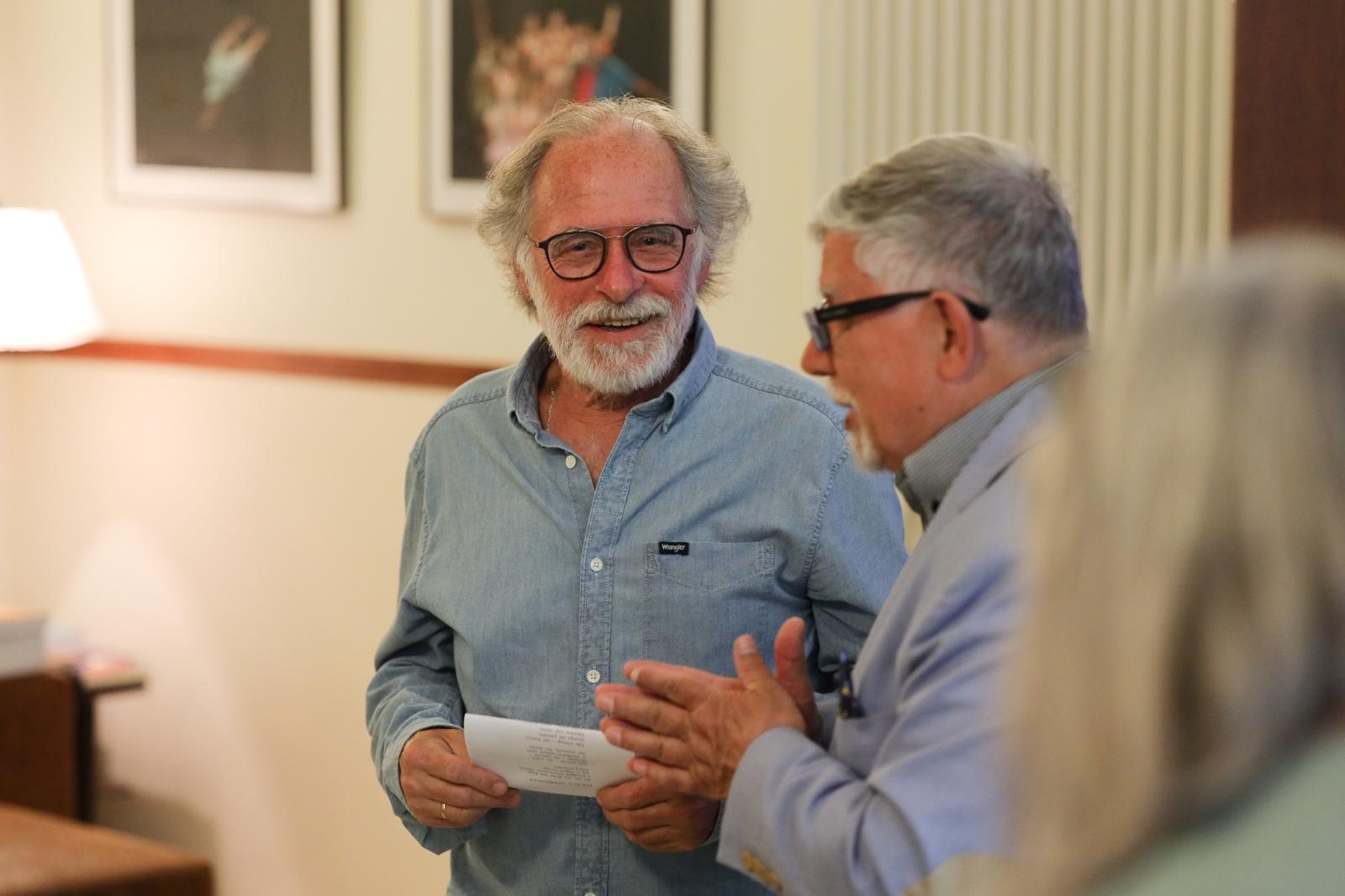 Zdjęcie w galerii na portalu naszraciborz.pl: Józef Maria Ruszar gościem Almanachu Prowincjonalnego wiadomości z regionu