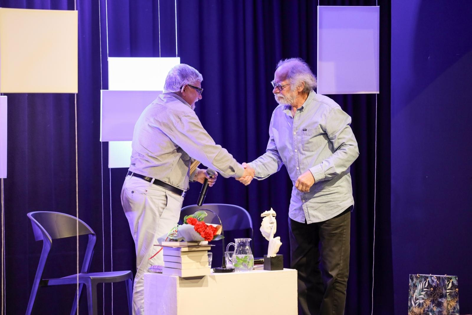 Zdjęcie w galerii na portalu naszraciborz.pl: Józef Maria Ruszar gościem Almanachu Prowincjonalnego wiadomości z regionu