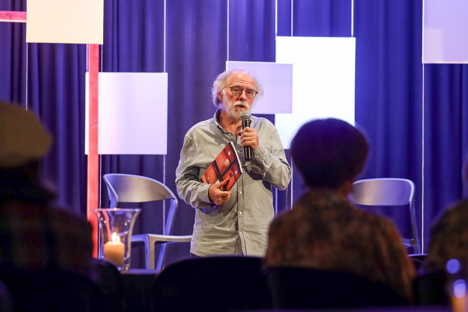 Zdjęcie w galerii na portalu naszraciborz.pl: Józef Maria Ruszar gościem Almanachu Prowincjonalnego wiadomości z regionu