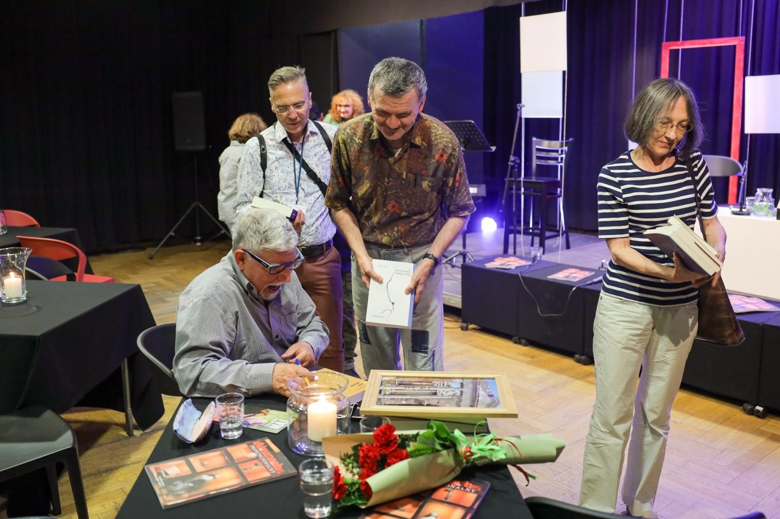 Zdjęcie w galerii na portalu naszraciborz.pl: Józef Maria Ruszar gościem Almanachu Prowincjonalnego wiadomości z regionu