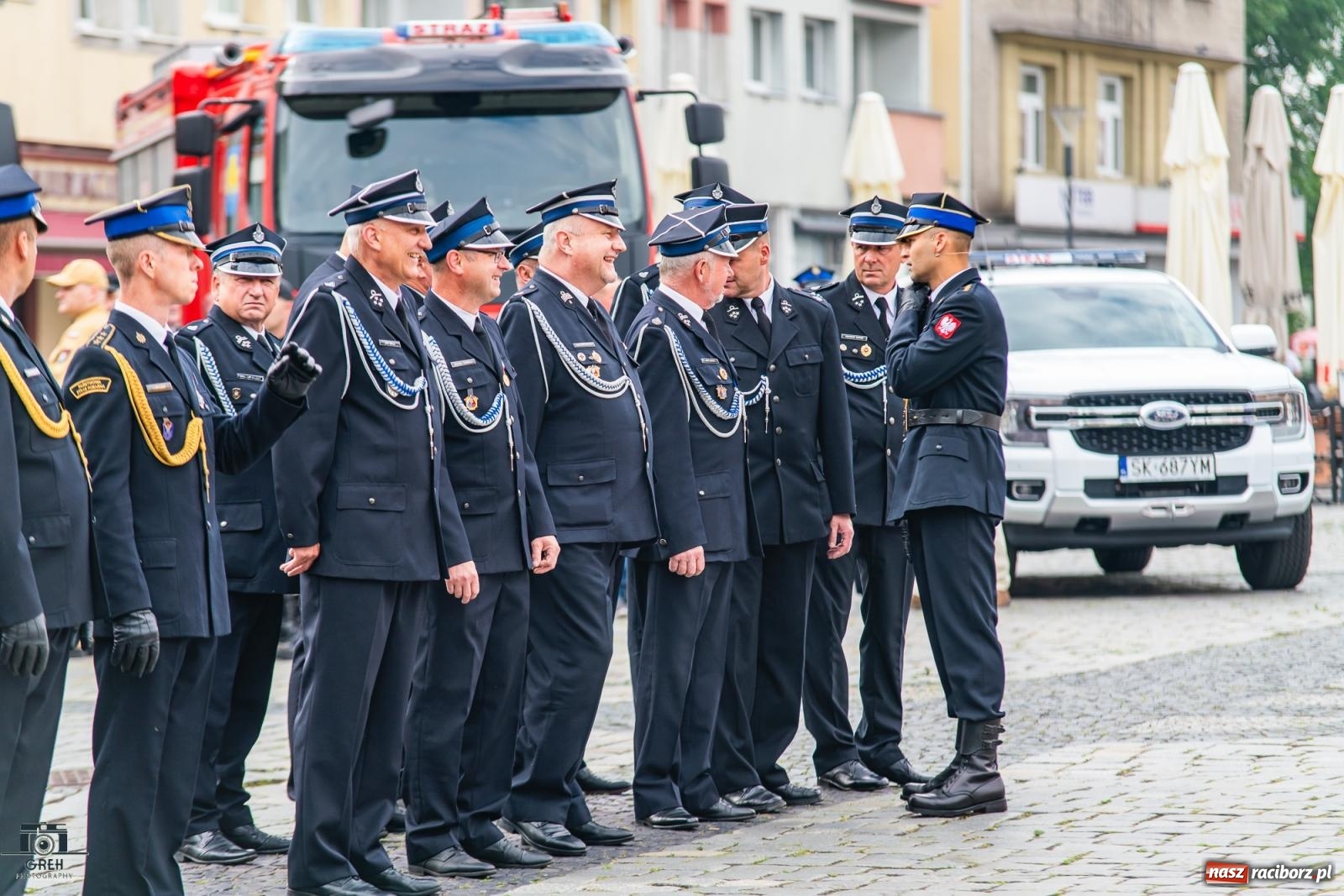 Zdjęcie w galerii na portalu naszraciborz.pl: Strażackie święto na raciborskim Rynku [FOTO i WIDEO] wiadomości z regionu