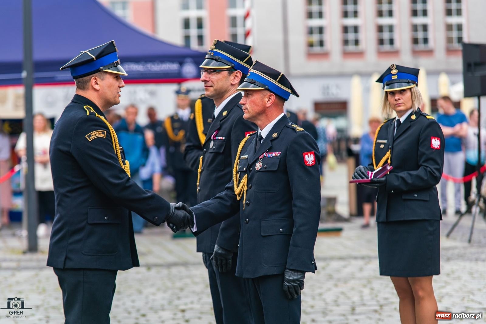 Zdjęcie w galerii na portalu naszraciborz.pl: Strażackie święto na raciborskim Rynku [FOTO i WIDEO] wiadomości z regionu