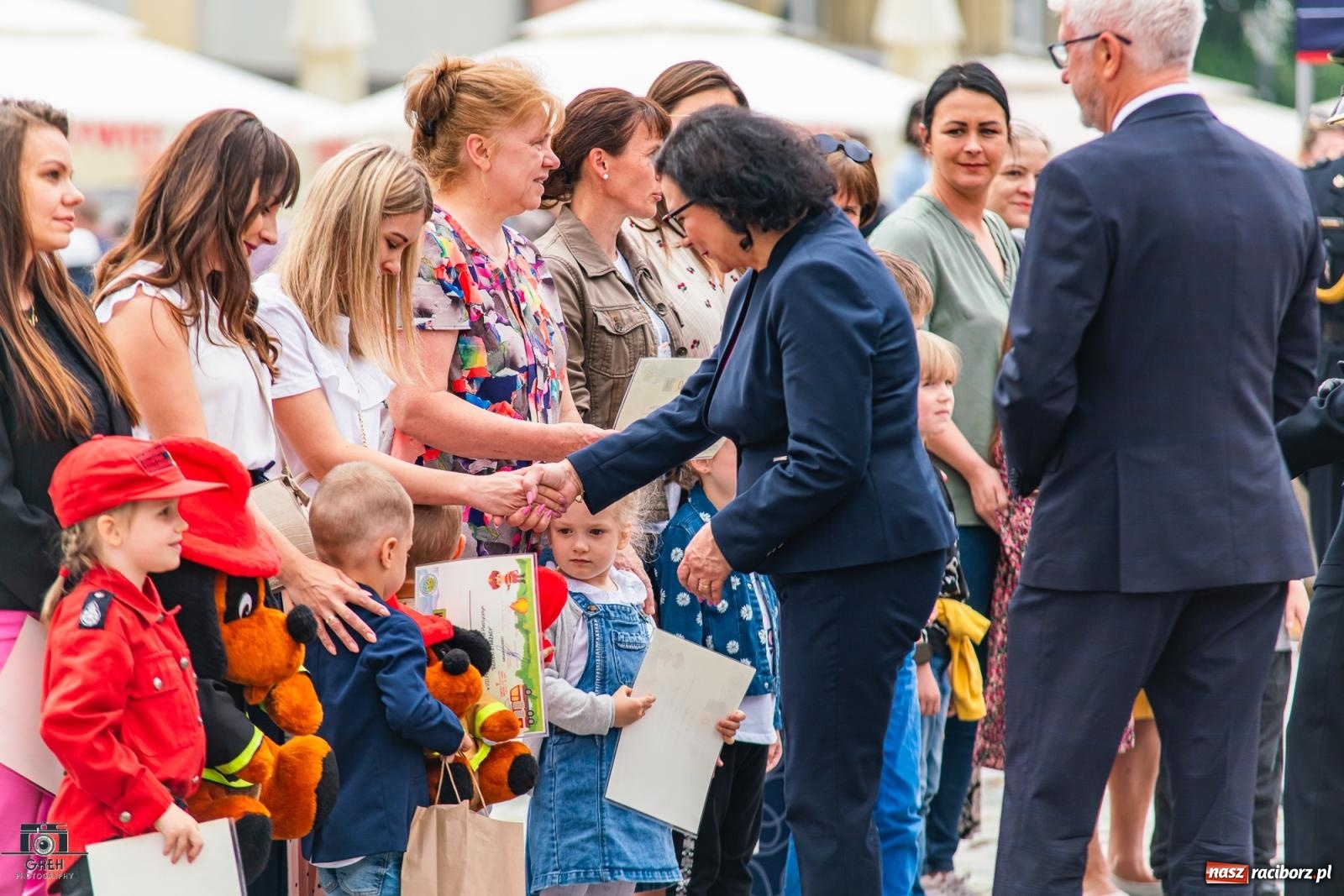 Zdjęcie w galerii na portalu naszraciborz.pl: Strażackie święto na raciborskim Rynku [FOTO i WIDEO] wiadomości z regionu