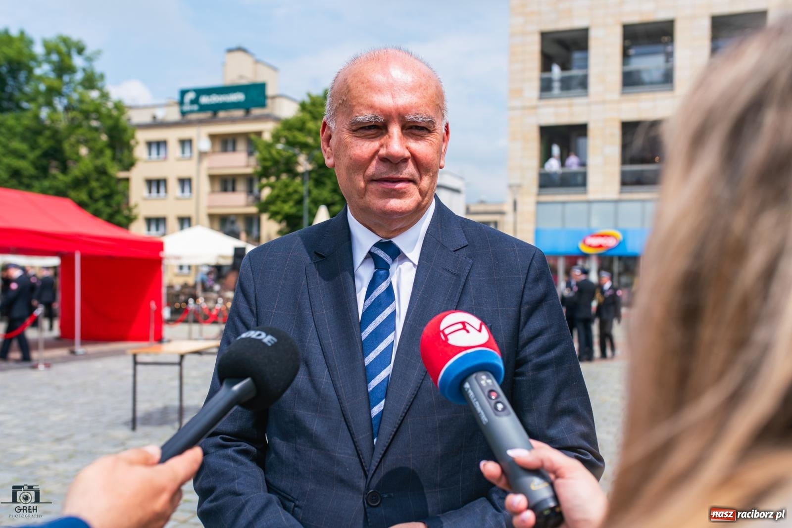 Zdjęcie w galerii na portalu naszraciborz.pl: Strażackie święto na raciborskim Rynku [FOTO i WIDEO] wiadomości z regionu