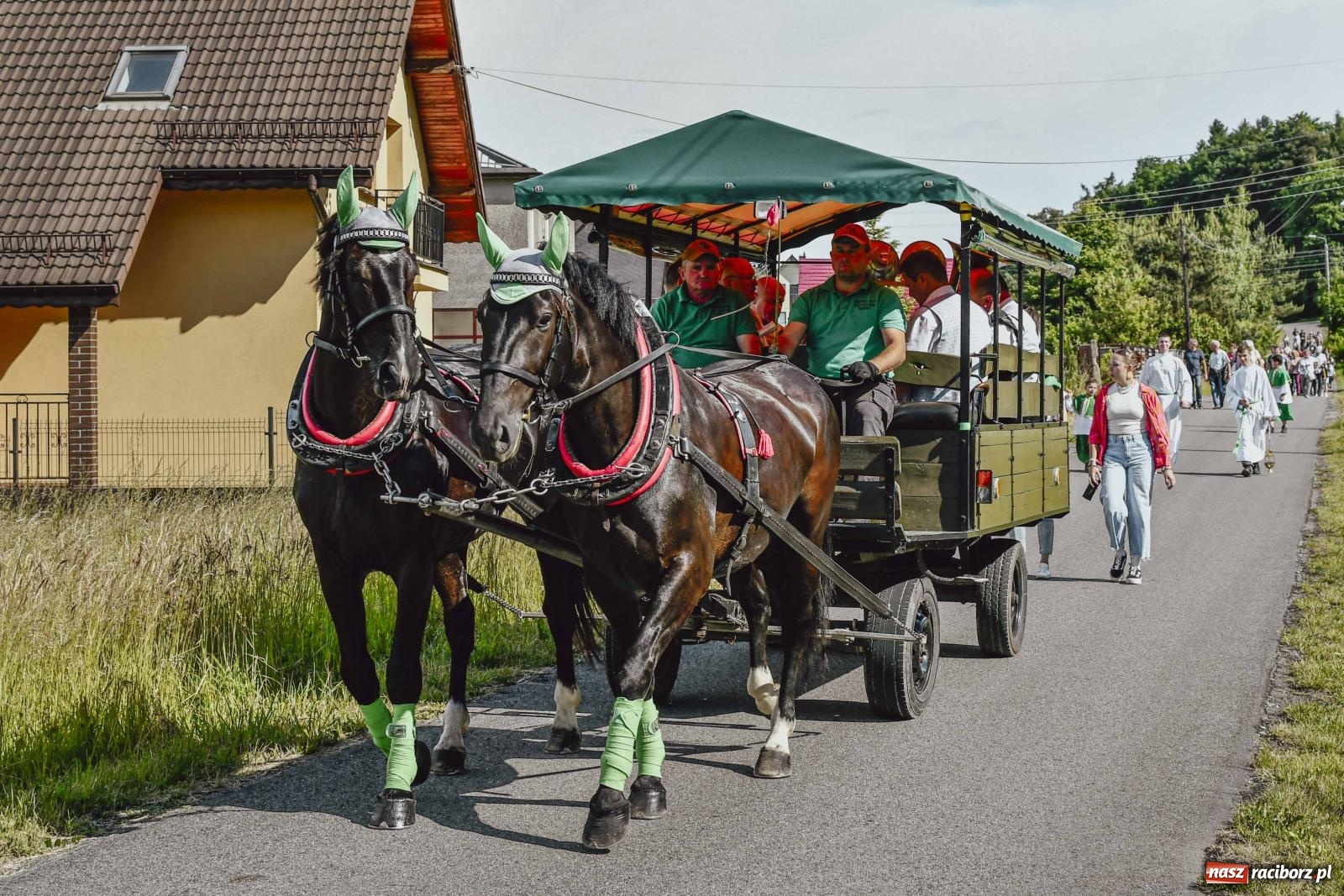 Zdjęcie w galerii na portalu naszraciborz.pl: W Brzeziu dochowali tradycji. Procesja na św. Urbana wiadomości z regionu