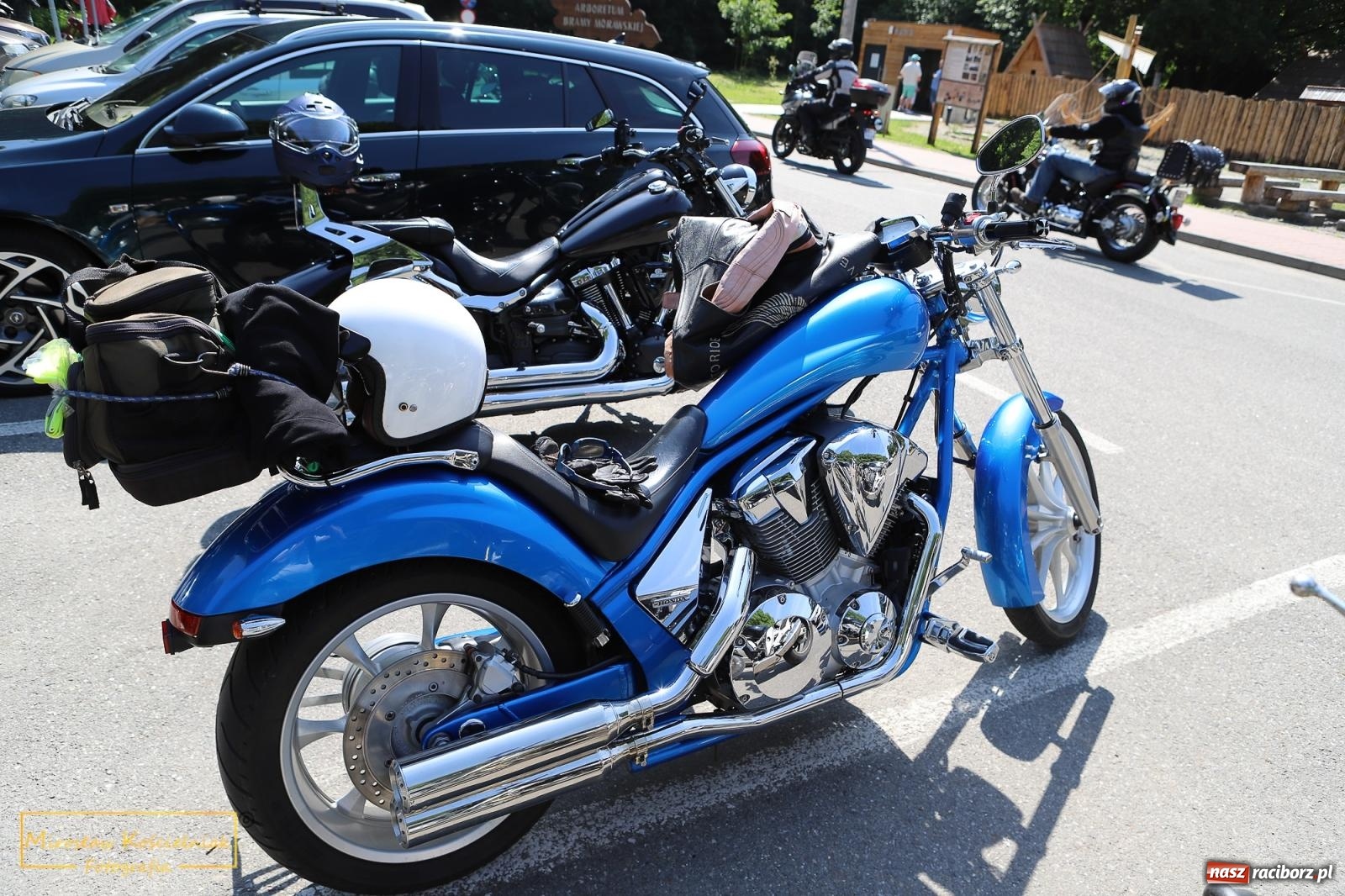 Zdjęcie w galerii na portalu naszraciborz.pl: Wojowie na jednośladach, czyli I Spotkanie Motocyklowe w Raciborskim Grodzie wiadomości z regionu