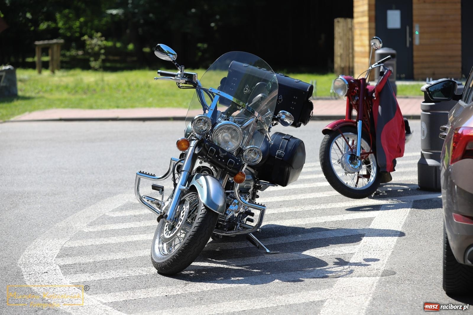 Zdjęcie w galerii na portalu naszraciborz.pl: Wojowie na jednośladach, czyli I Spotkanie Motocyklowe w Raciborskim Grodzie wiadomości z regionu
