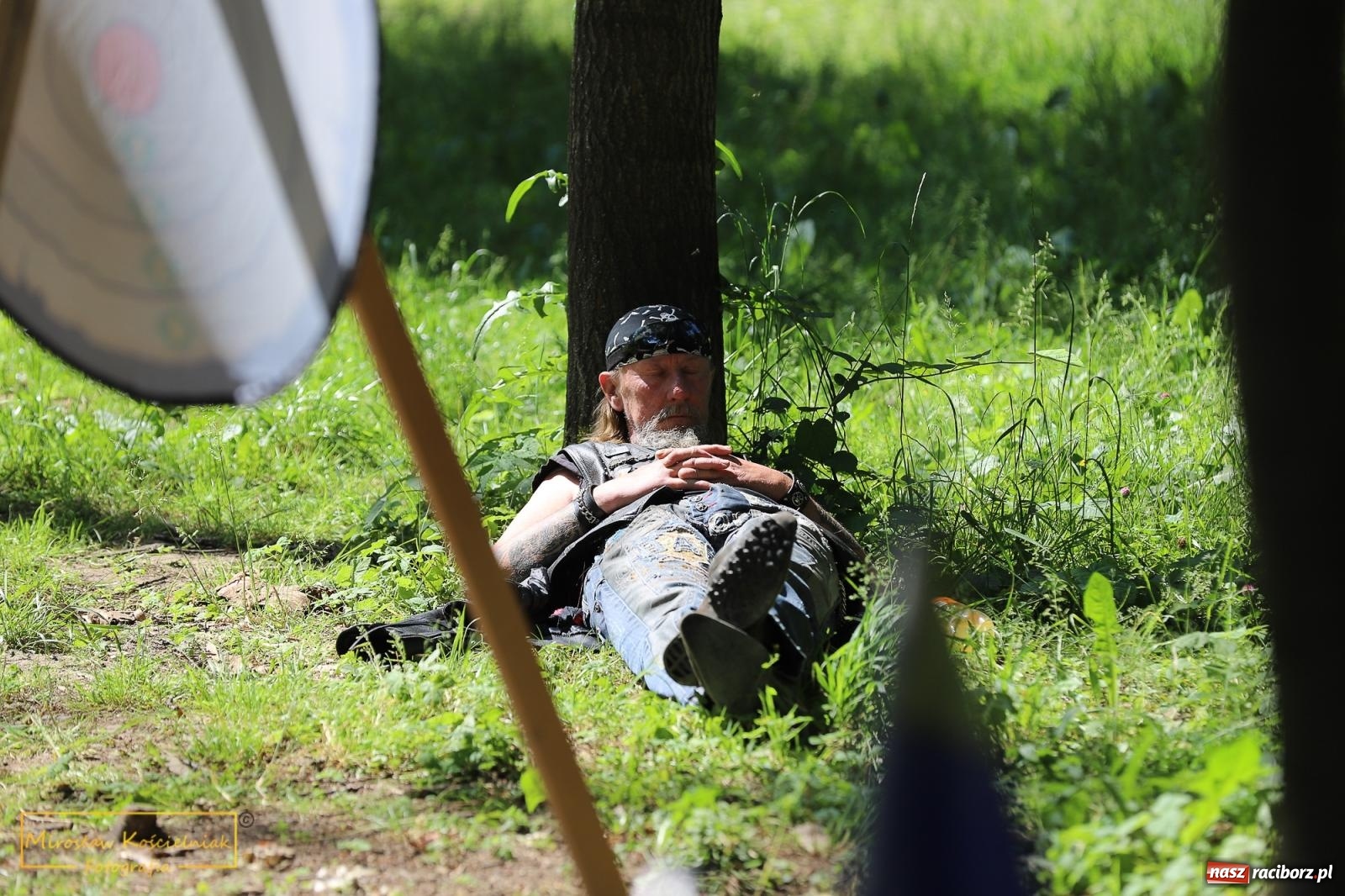 Zdjęcie w galerii na portalu naszraciborz.pl: Wojowie na jednośladach, czyli I Spotkanie Motocyklowe w Raciborskim Grodzie wiadomości z regionu
