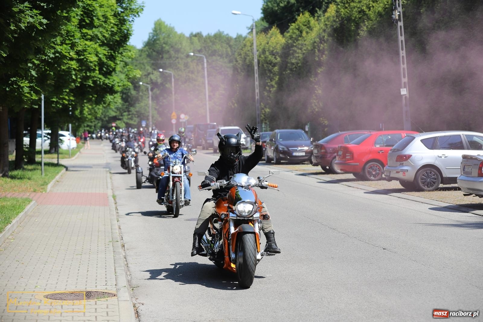 Zdjęcie w galerii na portalu naszraciborz.pl: Wojowie na jednośladach, czyli I Spotkanie Motocyklowe w Raciborskim Grodzie wiadomości z regionu