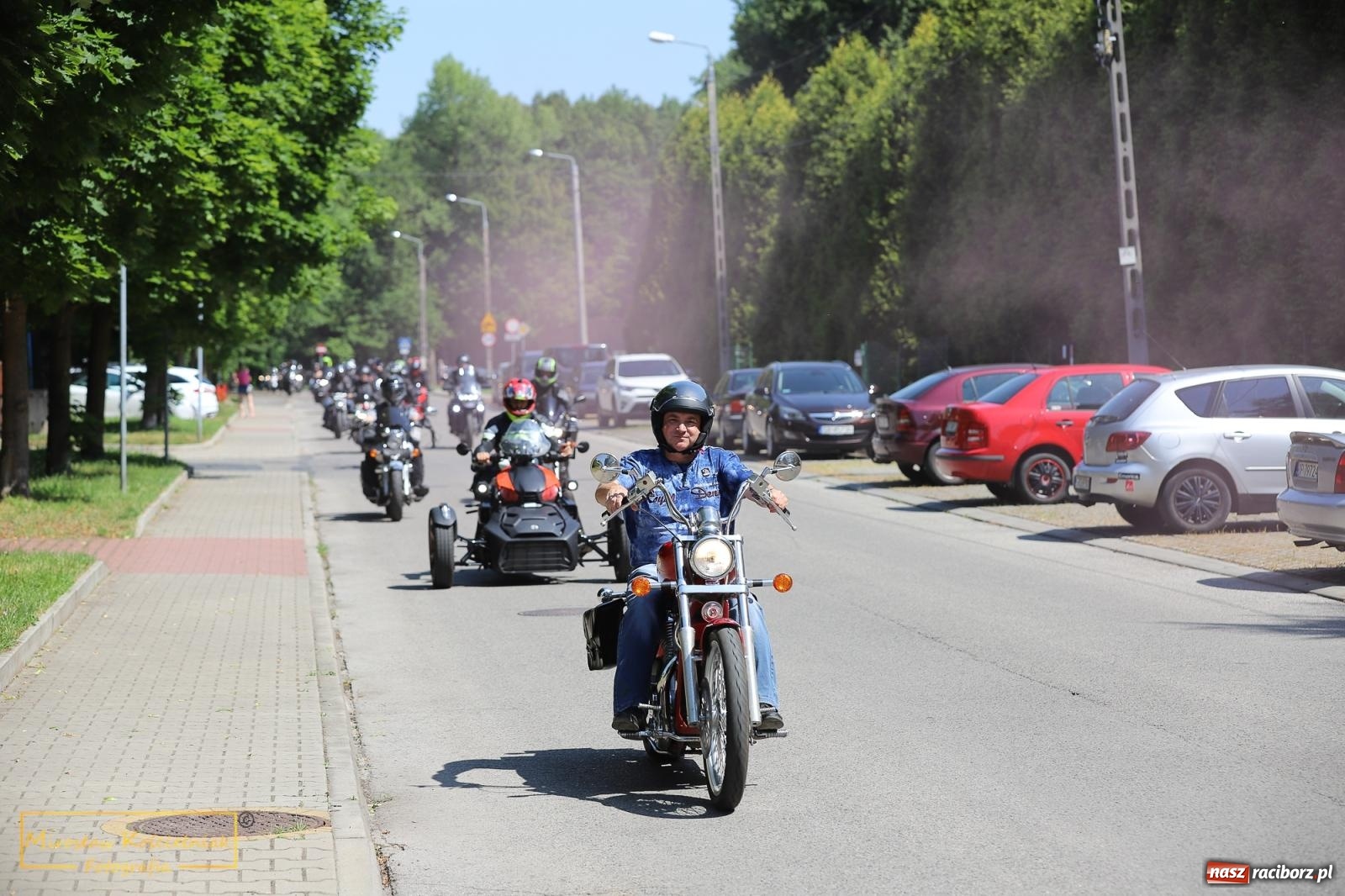 Zdjęcie w galerii na portalu naszraciborz.pl: Wojowie na jednośladach, czyli I Spotkanie Motocyklowe w Raciborskim Grodzie wiadomości z regionu