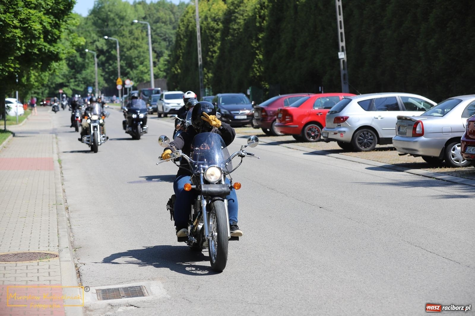 Zdjęcie w galerii na portalu naszraciborz.pl: Wojowie na jednośladach, czyli I Spotkanie Motocyklowe w Raciborskim Grodzie wiadomości z regionu
