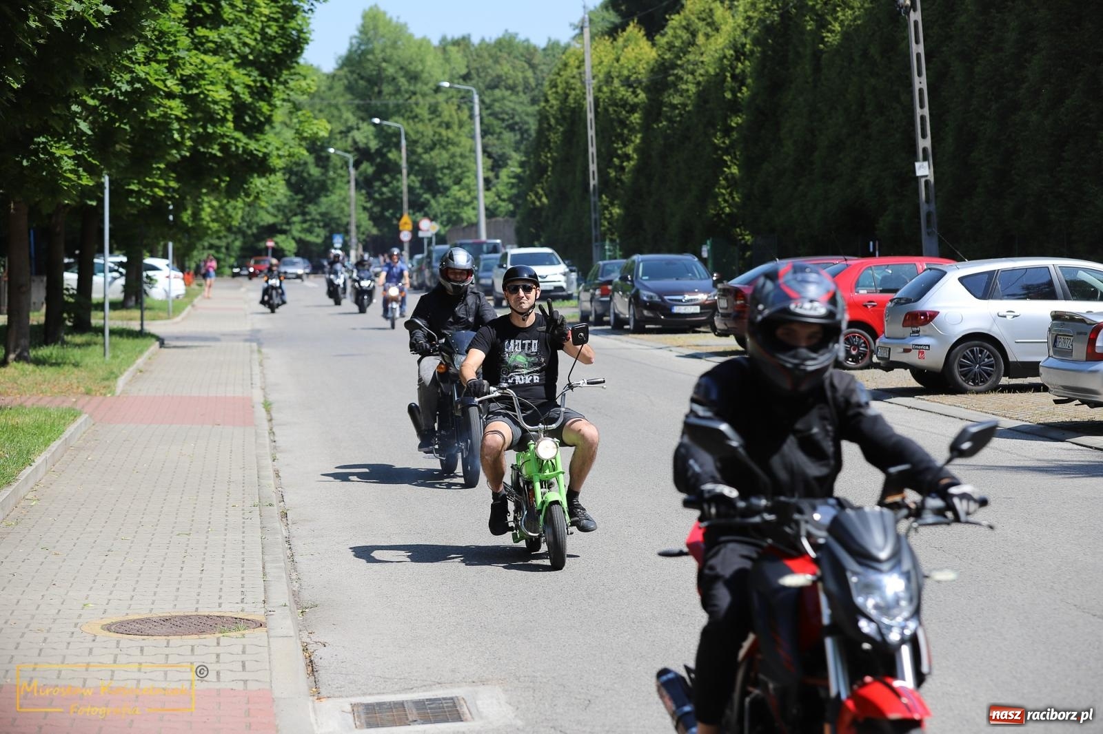 Zdjęcie w galerii na portalu naszraciborz.pl: Wojowie na jednośladach, czyli I Spotkanie Motocyklowe w Raciborskim Grodzie wiadomości z regionu