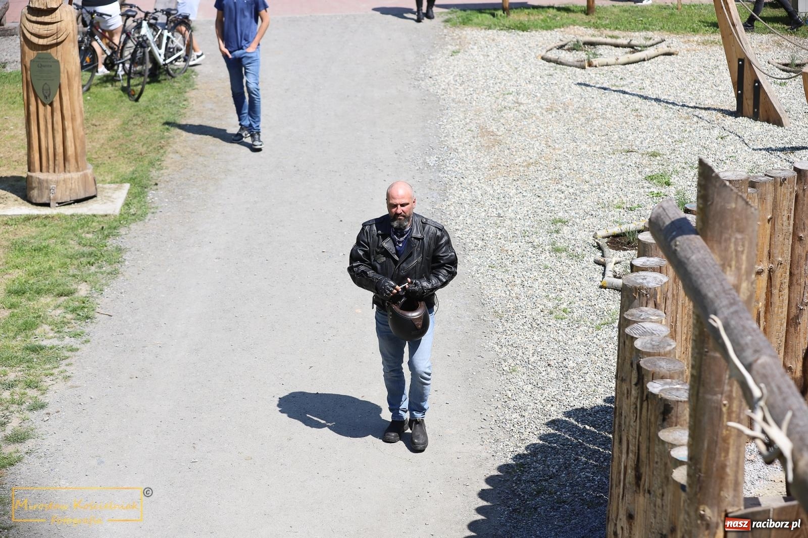 Zdjęcie w galerii na portalu naszraciborz.pl: Wojowie na jednośladach, czyli I Spotkanie Motocyklowe w Raciborskim Grodzie wiadomości z regionu