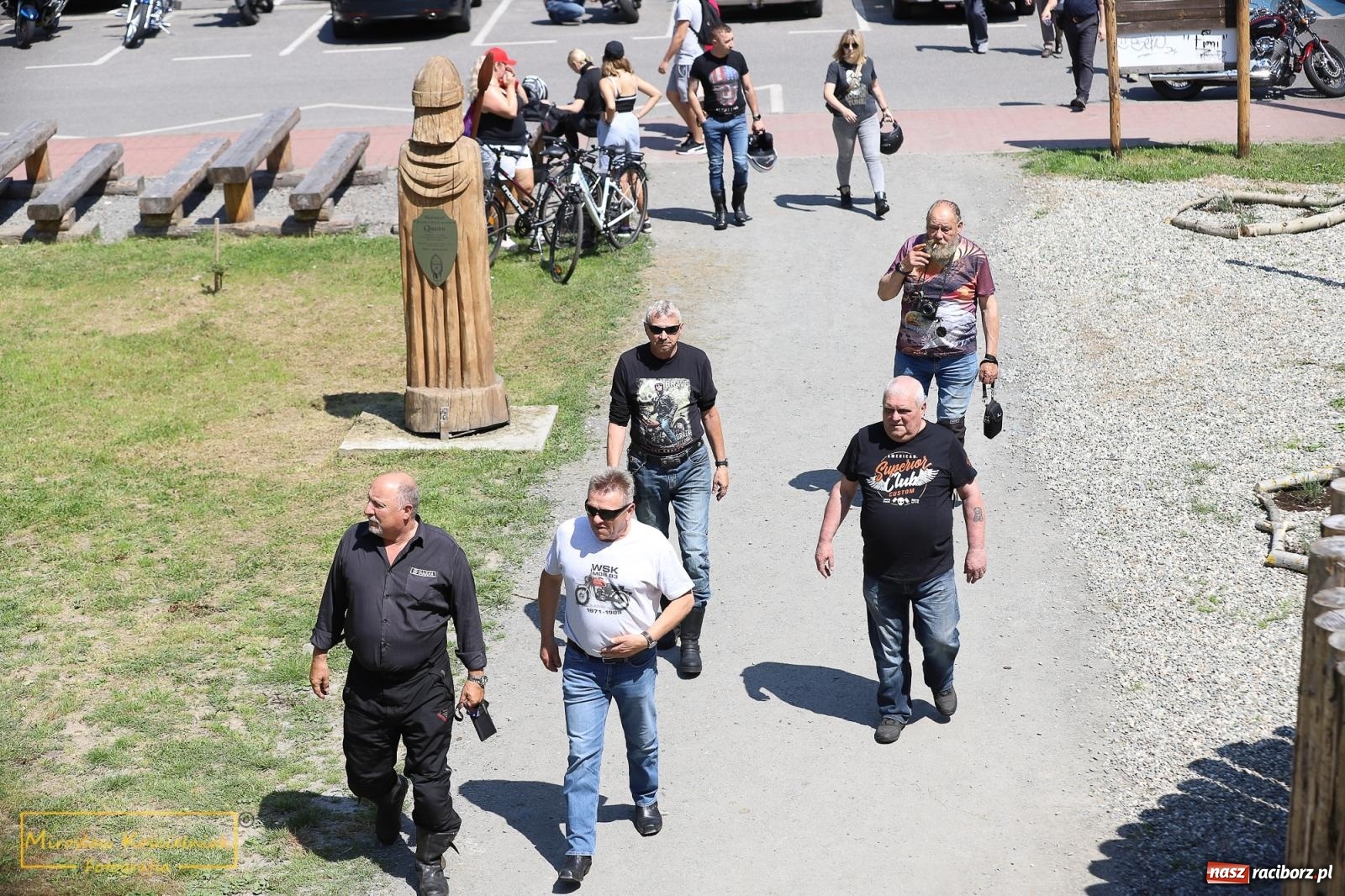 Zdjęcie w galerii na portalu naszraciborz.pl: Wojowie na jednośladach, czyli I Spotkanie Motocyklowe w Raciborskim Grodzie wiadomości z regionu