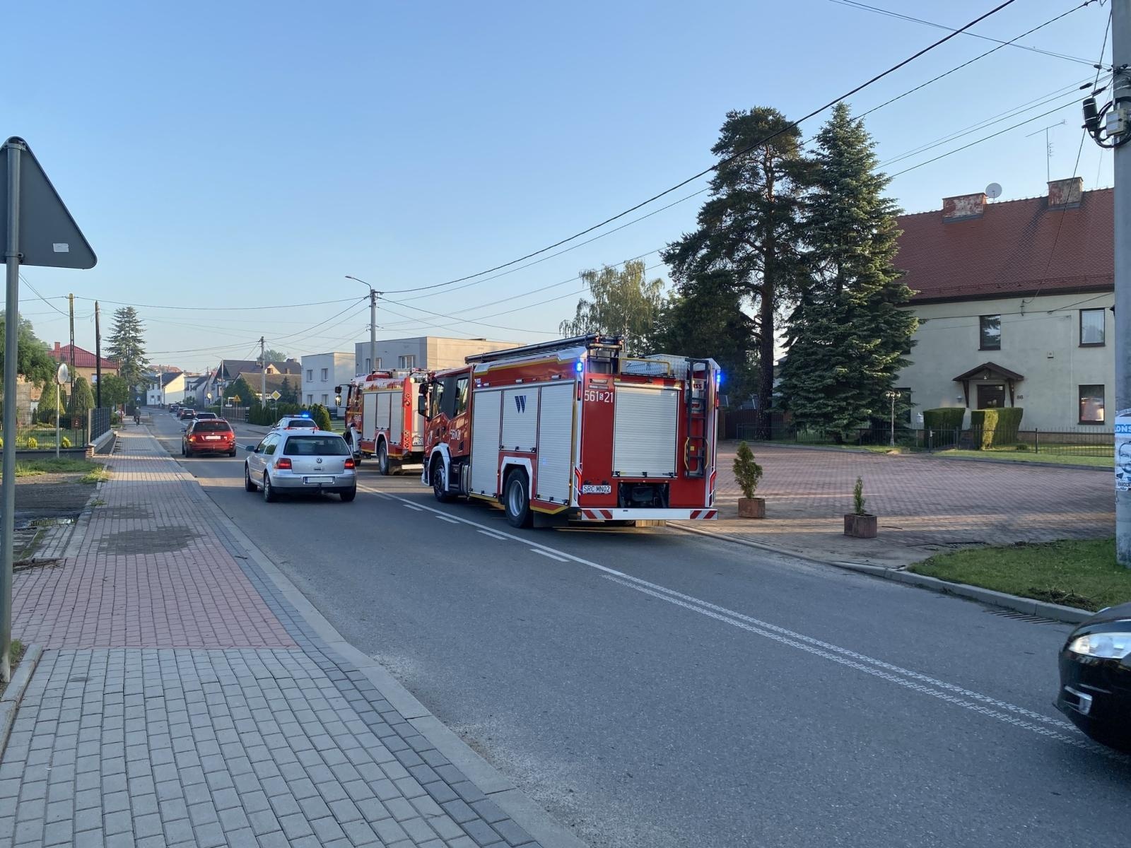 Zdjęcie w galerii na portalu naszraciborz.pl: Motocykl w ogniu w Pawłowie wiadomości z regionu