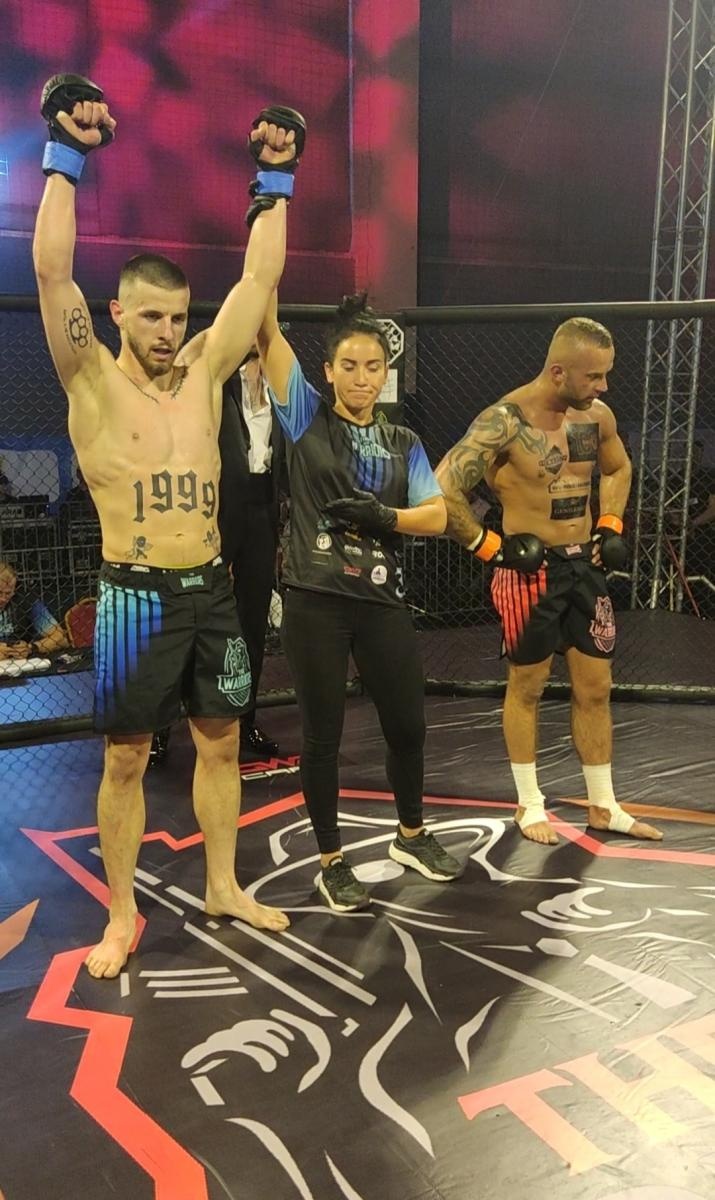 Zdjęcie w galerii na portalu naszraciborz.pl: Zawodnik raciborskiego Łamatora zwycięża na gali MMA w Mysłowicach wiadomości z regionu