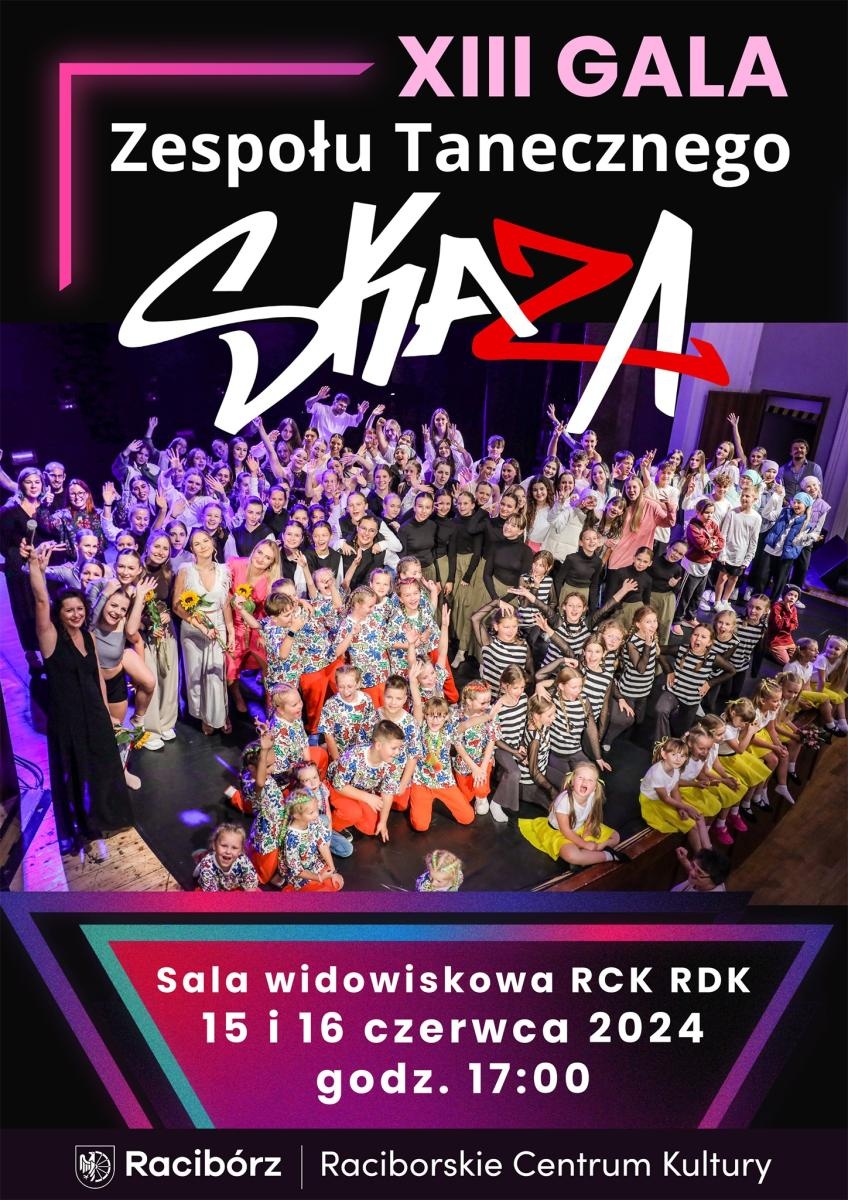 Zdjęcie w galerii na portalu naszraciborz.pl: XIII Gala Zespołu Tanecznego SKAZA już w czerwcu! wiadomości z regionu