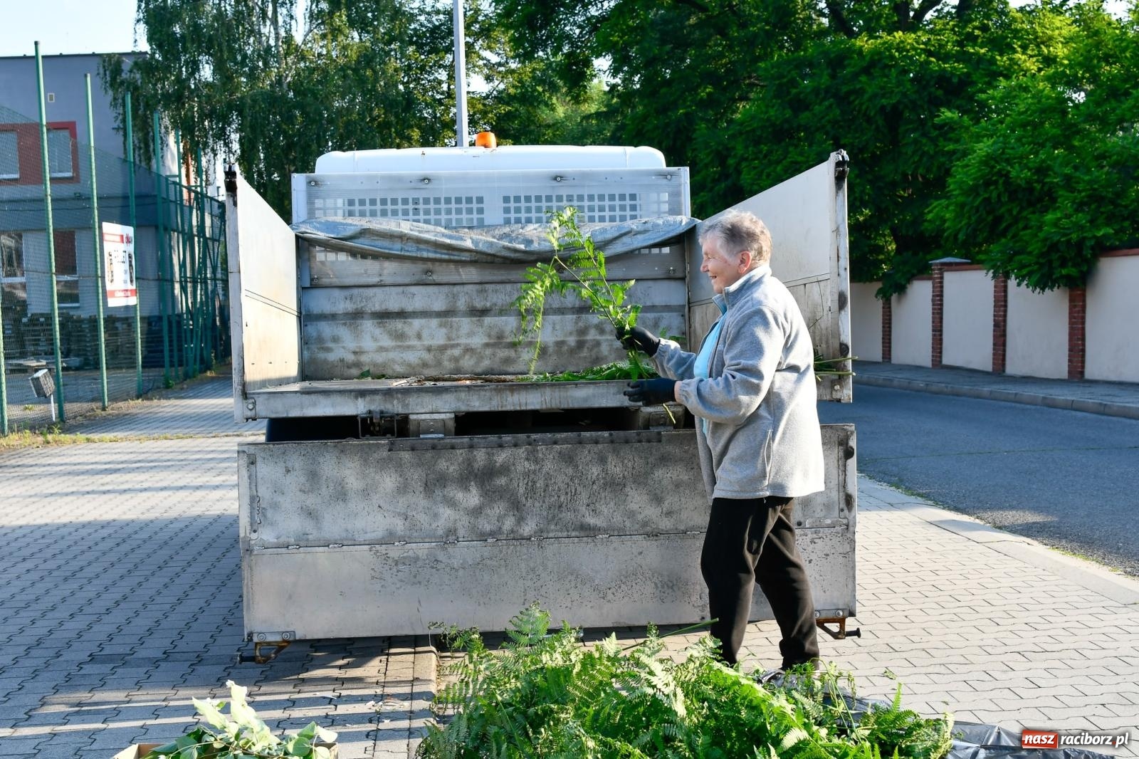 Zdjęcie w galerii na portalu naszraciborz.pl: Śródmieście, Ostróg i Płonia. Wierni od rana stroili ulice [FOTO i WIDEO] wiadomości z regionu