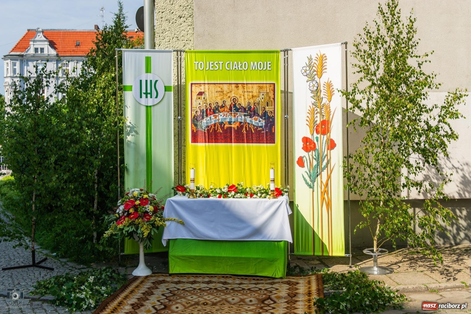 Zdjęcie w galerii na portalu naszraciborz.pl: Boże Ciało na raciborskim starym mieście [FOTO i WIDEO] wiadomości z regionu