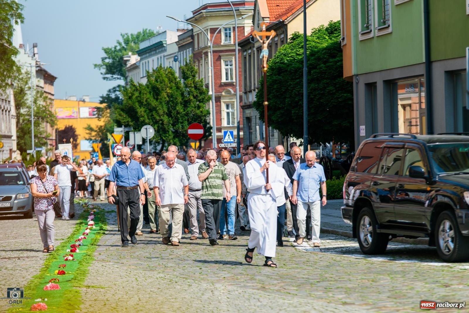 Zdjęcie w galerii na portalu naszraciborz.pl: Boże Ciało na raciborskim starym mieście [FOTO i WIDEO] wiadomości z regionu