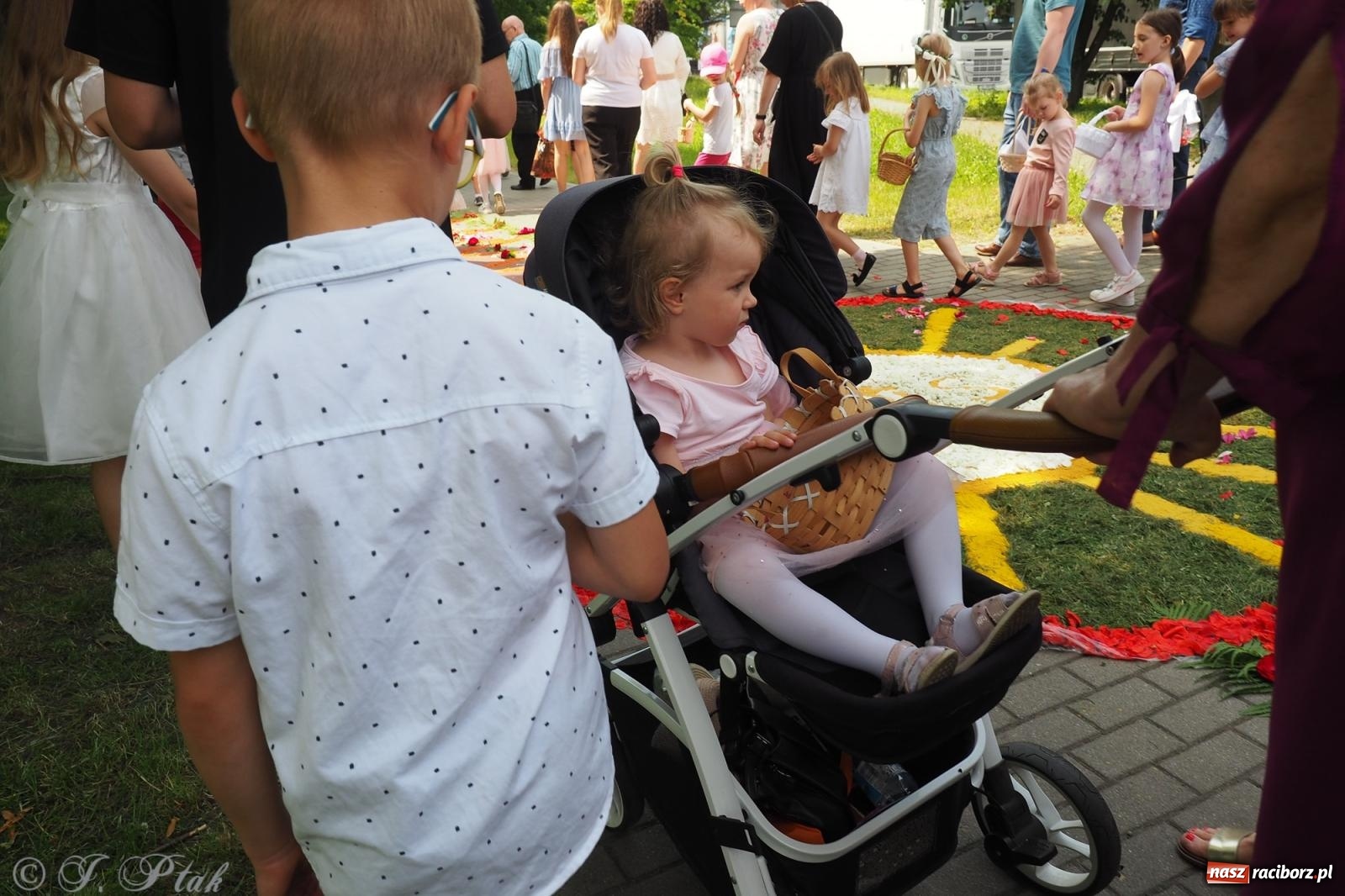 Zdjęcie w galerii na portalu naszraciborz.pl: Z Maryją przez osiedla i łąki. Boże Ciało w parafii Matki Bożej [FOTO i WIDEO] wiadomości z regionu