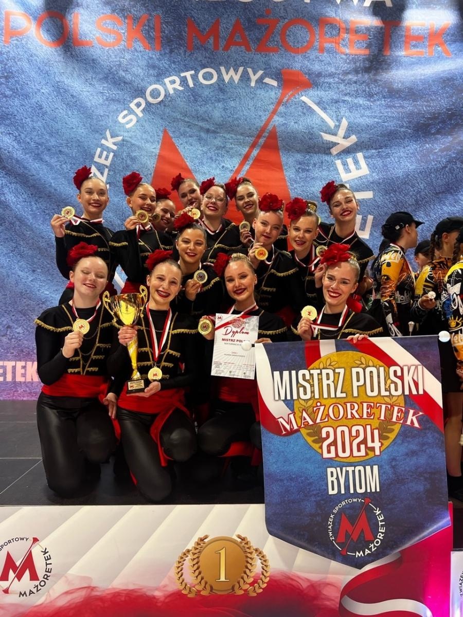 Zdjęcie w galerii na portalu naszraciborz.pl: Mażoretki ZARA 23 razy na podium Mistrzostw Polski wiadomości z regionu