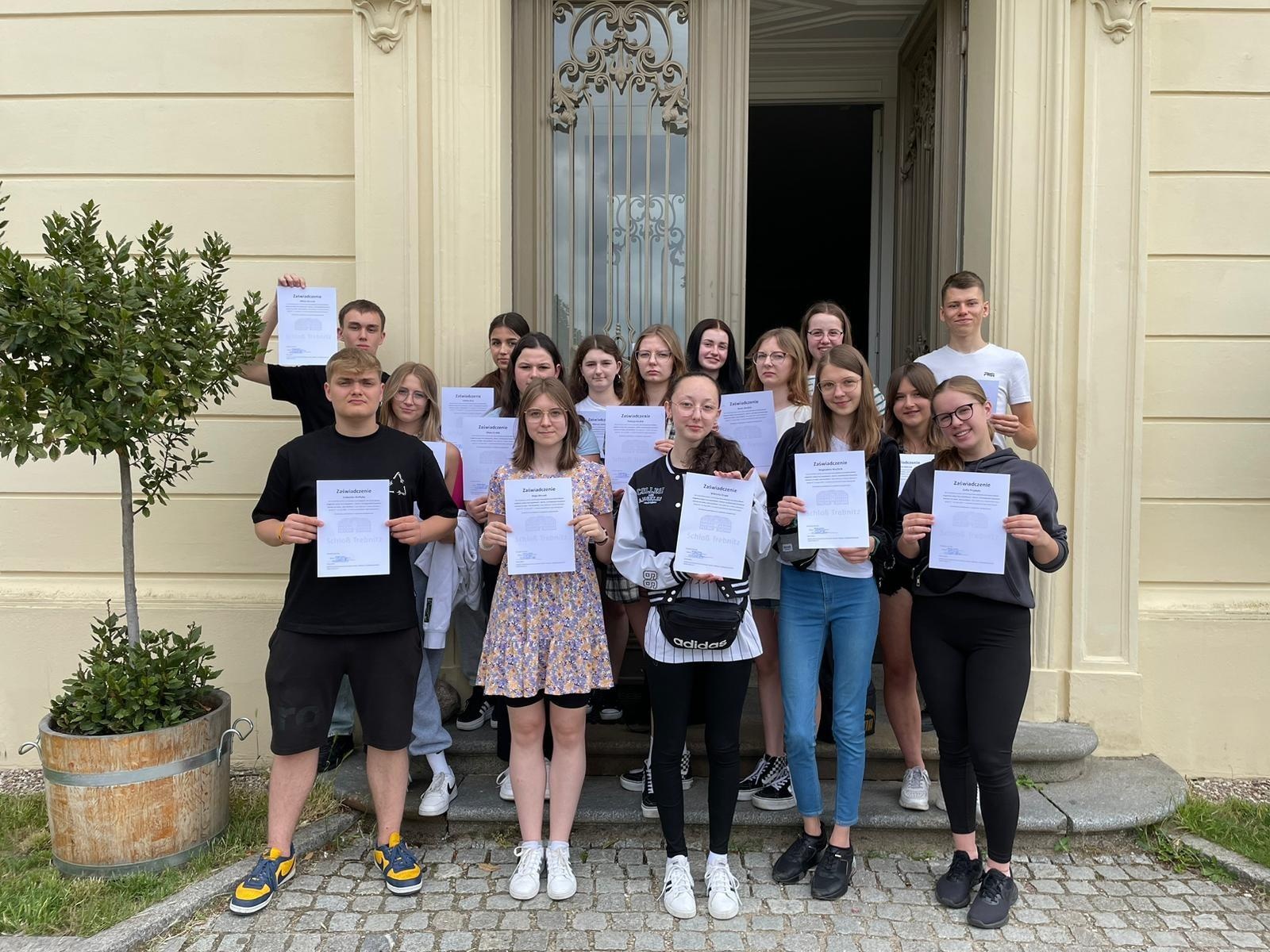 Zdjęcie w galerii na portalu naszraciborz.pl: Uczniowie Ekonomika w polsko-niemieckim projekcie wiadomości z regionu