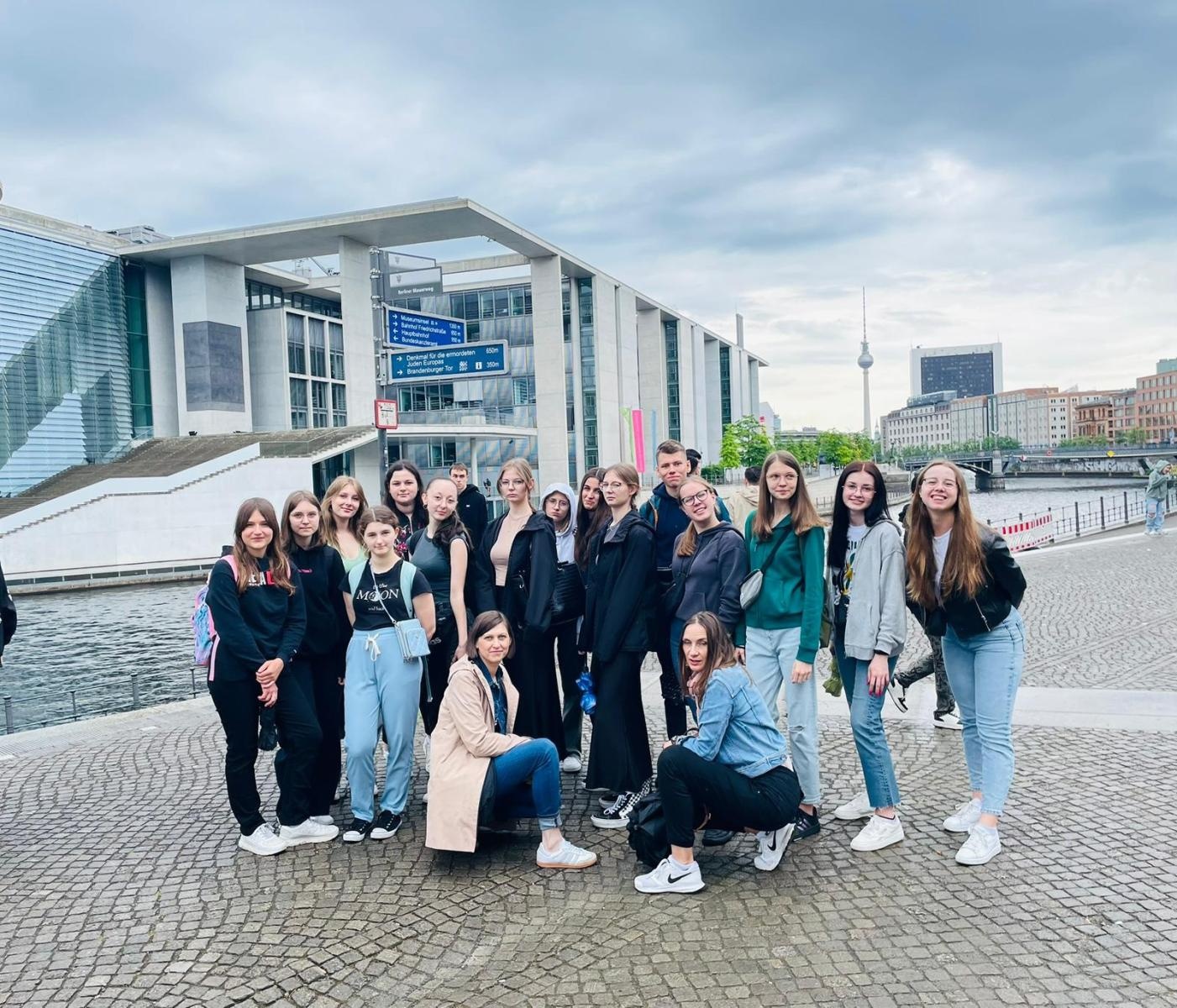 Zdjęcie w galerii na portalu naszraciborz.pl: Uczniowie Ekonomika w polsko-niemieckim projekcie wiadomości z regionu