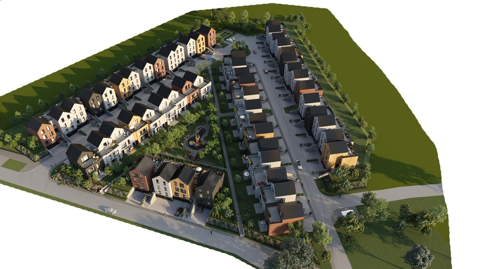 Zdjęcie w galerii na portalu naszraciborz.pl: Na Brzozowej ma ruszyć budowa osiedla domków wiadomości z regionu