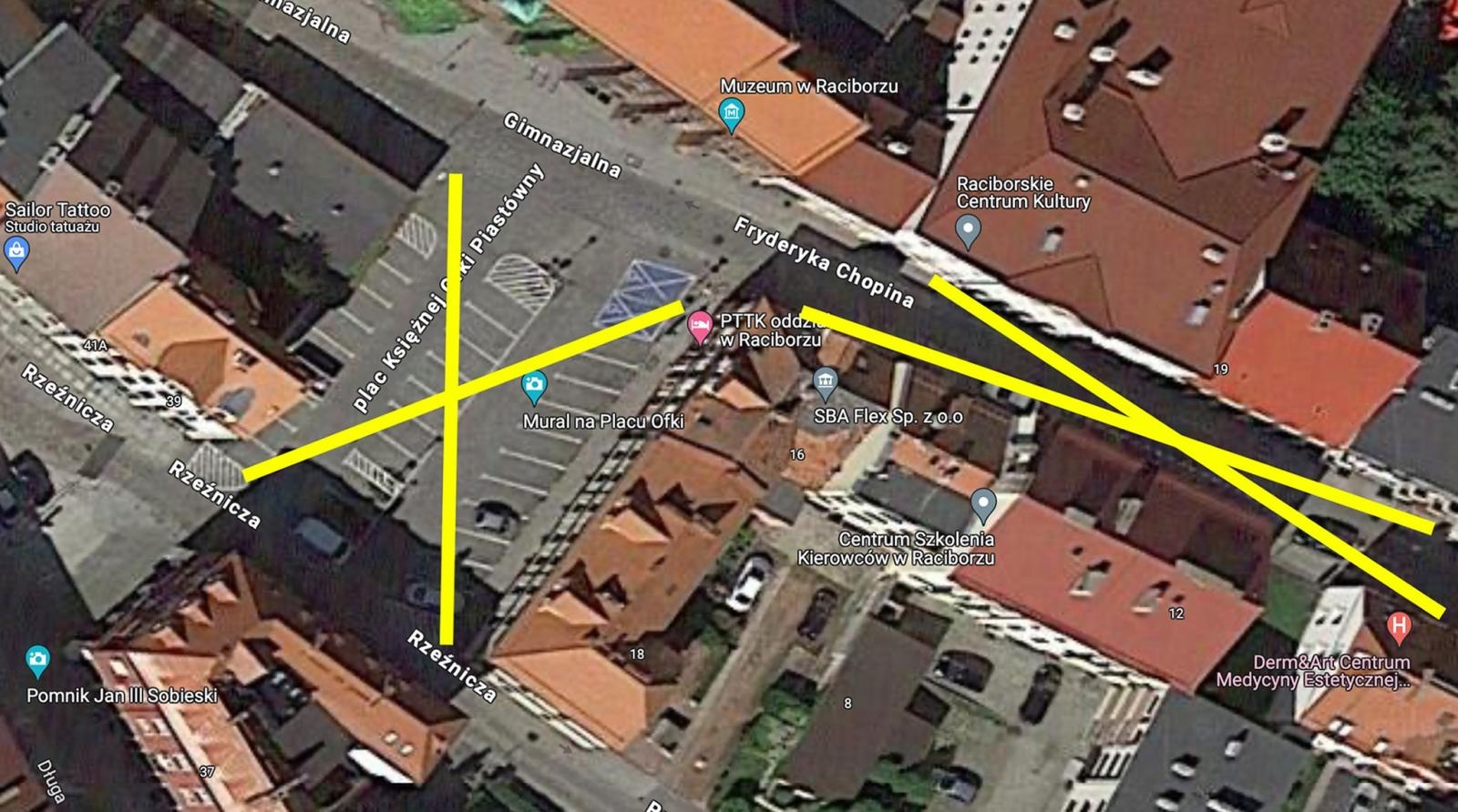 Zdjęcie w galerii na portalu naszraciborz.pl: W piątek plac Ofki i ulica Chopina wyłączone z ruchu wiadomości z regionu