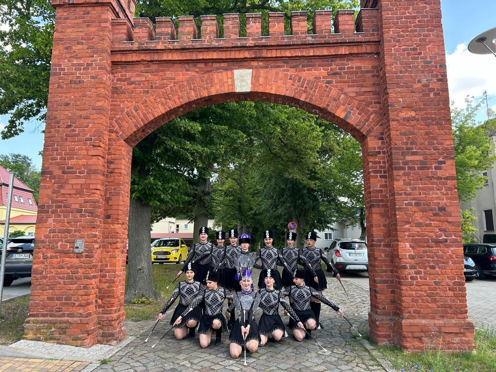 Zdjęcie w galerii na portalu naszraciborz.pl: Mażoretki Zara wystąpiły w Elbe-Elster wiadomości z regionu