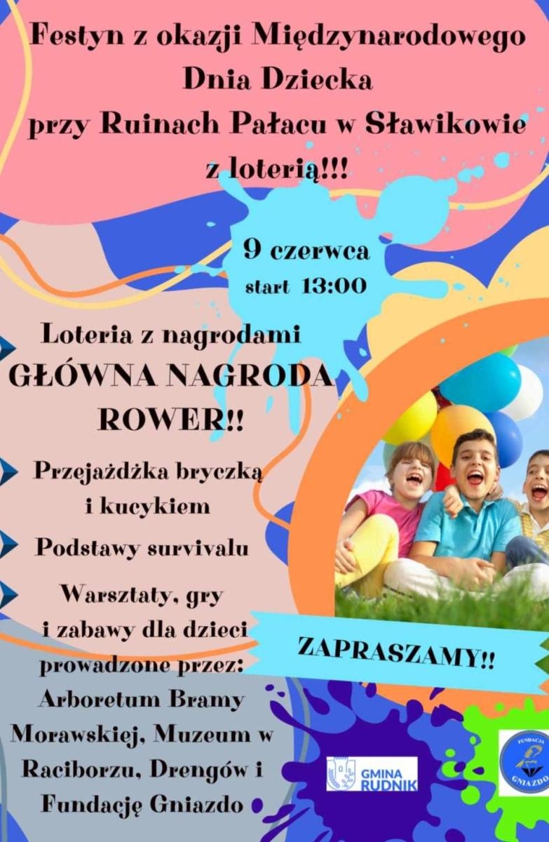 Zdjęcie w galerii na portalu naszraciborz.pl: Sławików szykuje się na Dzień Dziecka. Wiele atrakcji przy ruinach pałacu wiadomości z regionu
