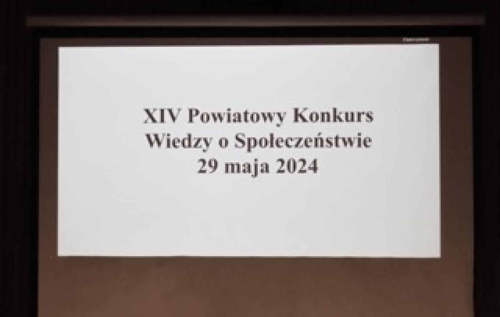 Zdjęcie w galerii na portalu naszraciborz.pl: XIV Powiatowy Konkurs Wiedzy o Społeczeństwie za nami wiadomości z regionu