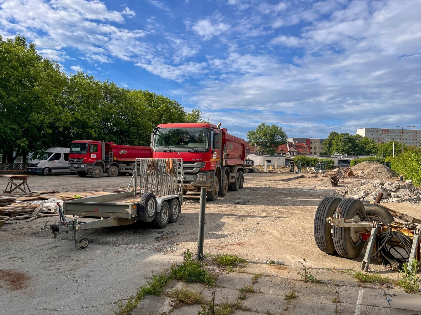 Zdjęcie w galerii na portalu naszraciborz.pl: Ruszyła budowa pierwszego parkingu wielopoziomowego w Raciborzu [FOTO] wiadomości z regionu