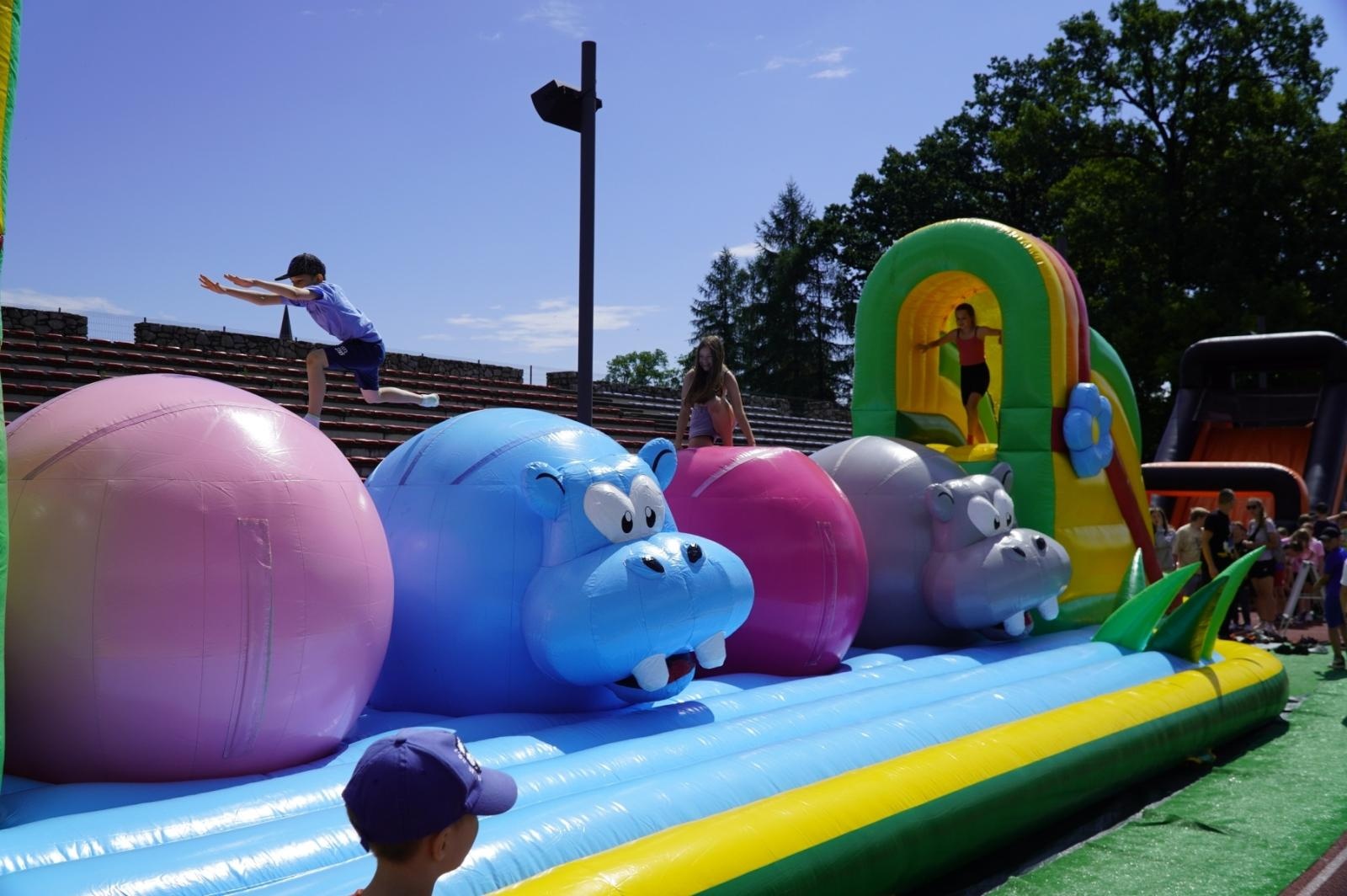 Zdjęcie w galerii na portalu naszraciborz.pl: Miasteczko sportowe na Dni Raciborza [FOTO i WIDEO] wiadomości z regionu