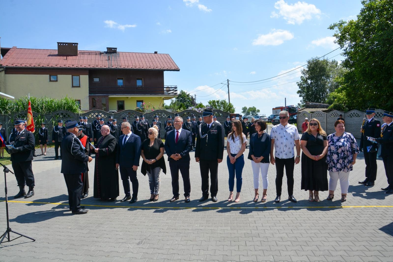 Zdjęcie w galerii na portalu naszraciborz.pl: OSP Żerdziny świętuje 100-lecie. Na urodziny otwarto nową remizę wiadomości z regionu