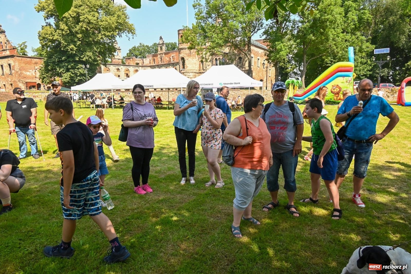 Zdjęcie w galerii na portalu naszraciborz.pl: Przy ruinach w Tworkowie zorganizowano Dzień Dziecka wiadomości z regionu