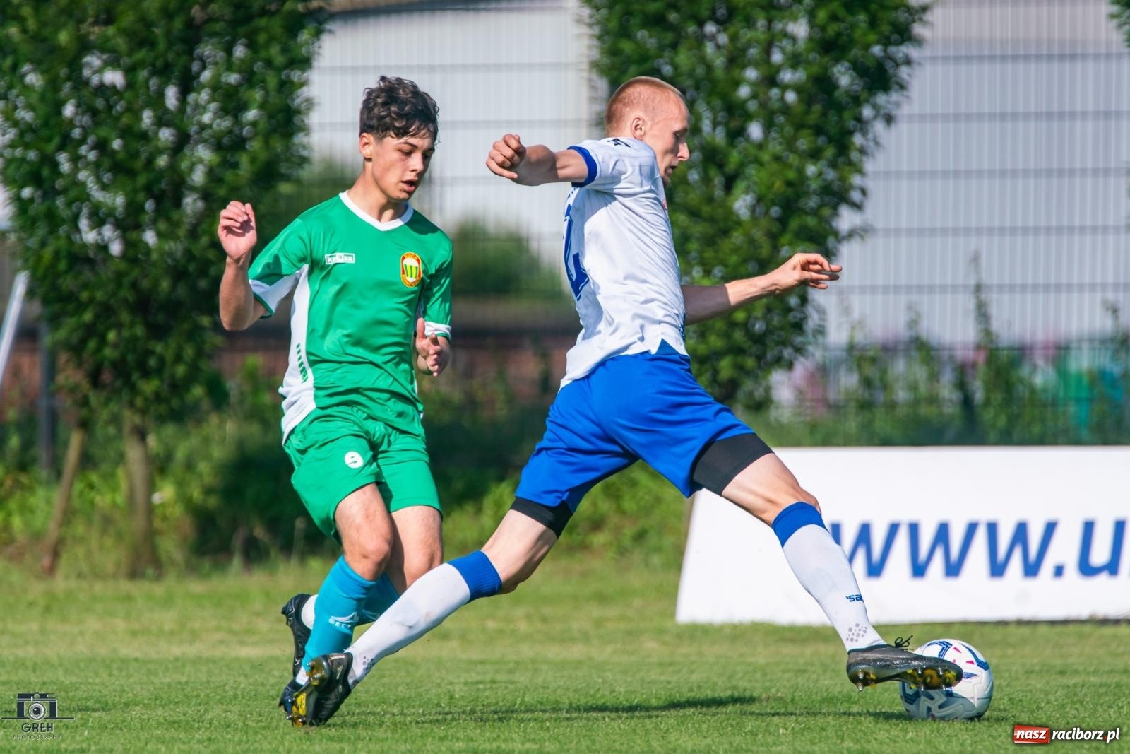Zdjęcie w galerii na portalu naszraciborz.pl: Unia kontra Ruch. Strzelanina przy Srebrnej [FOTO] wiadomości z regionu