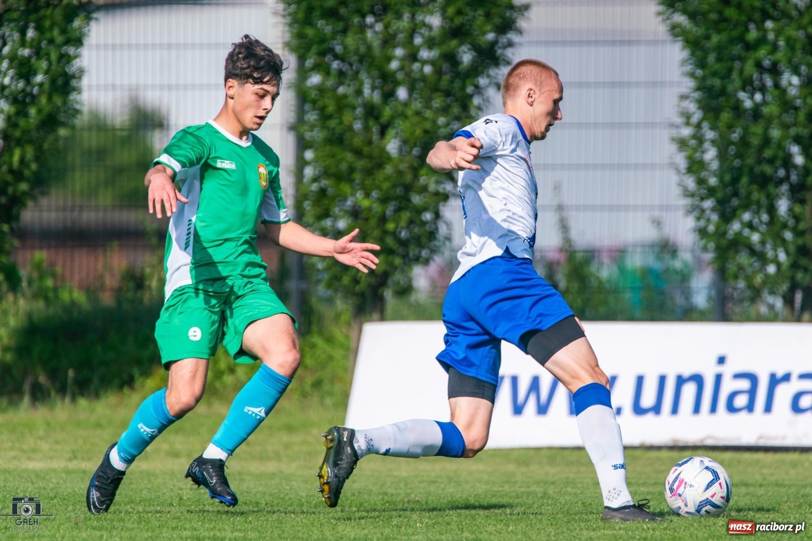 Zdjęcie w galerii na portalu naszraciborz.pl: Unia kontra Ruch. Strzelanina przy Srebrnej [FOTO] wiadomości z regionu